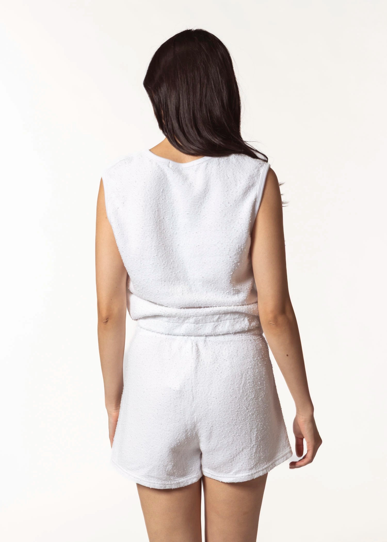 swatch_white carli boucle muscle tank apparel