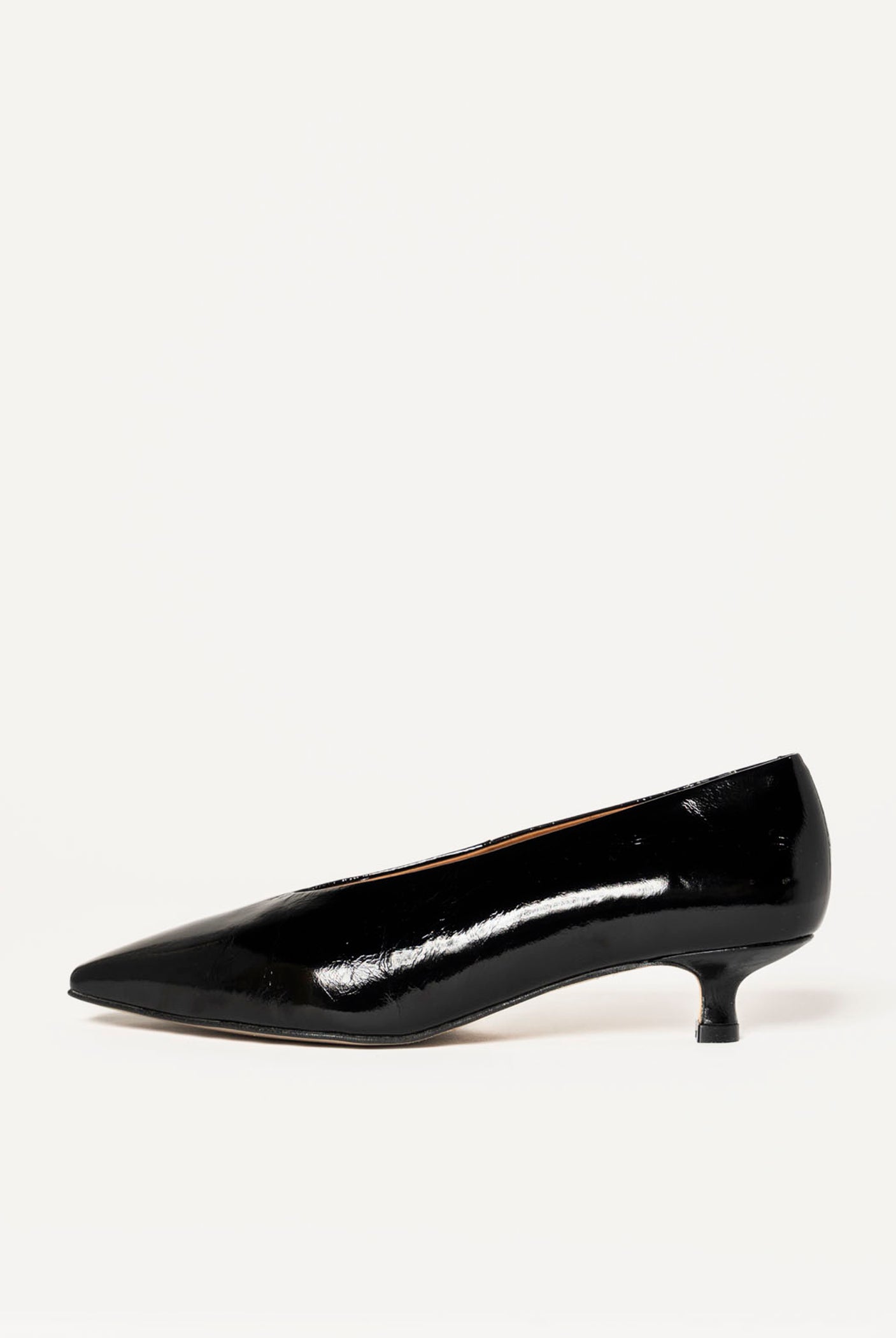 swatch_black patent margo kitten heel pump heels