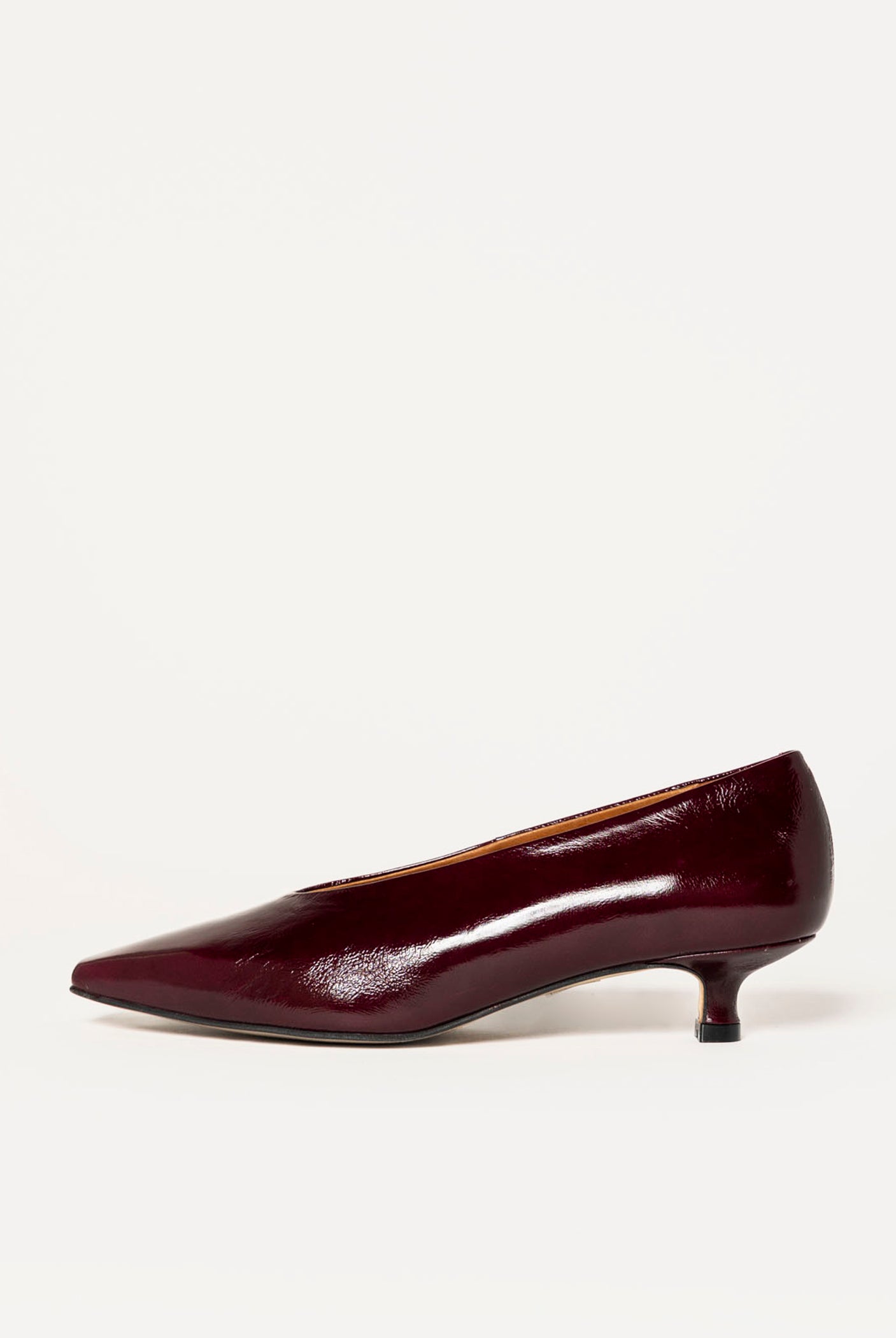 swatch_eggplant patent margo kitten heel pump heels