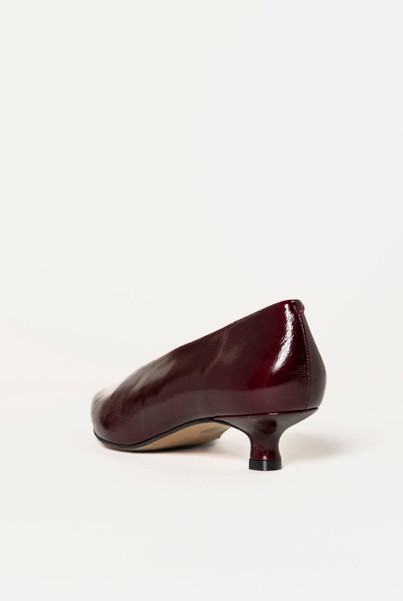 swatch_eggplant patent margo kitten heel pump heels