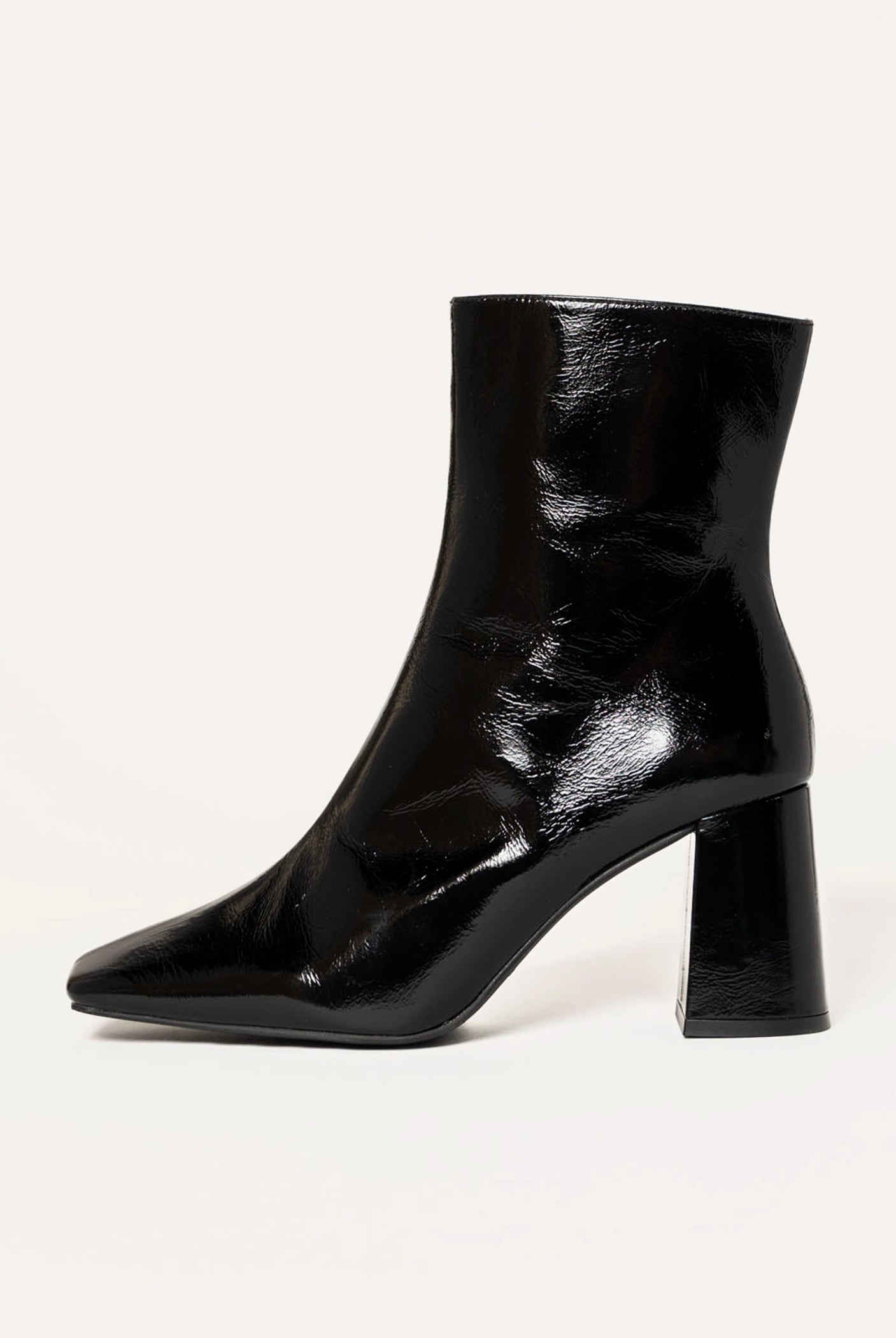 swatch_black patent drimia heeled boot ankle boots