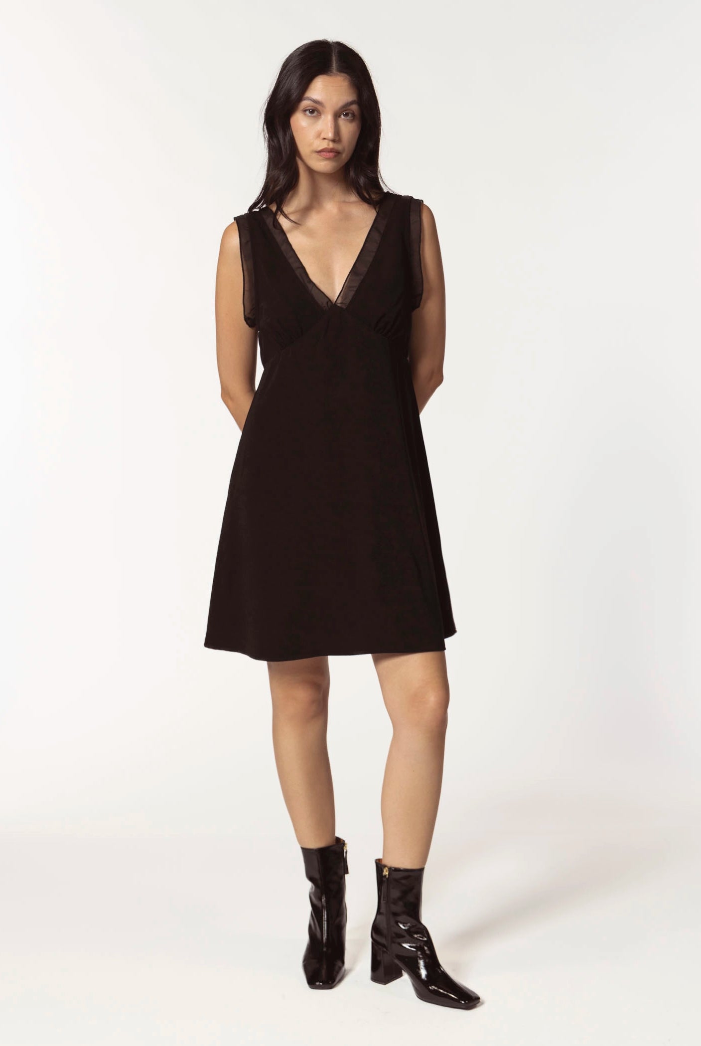 swatch_black patent drimia heeled boot ankle boots