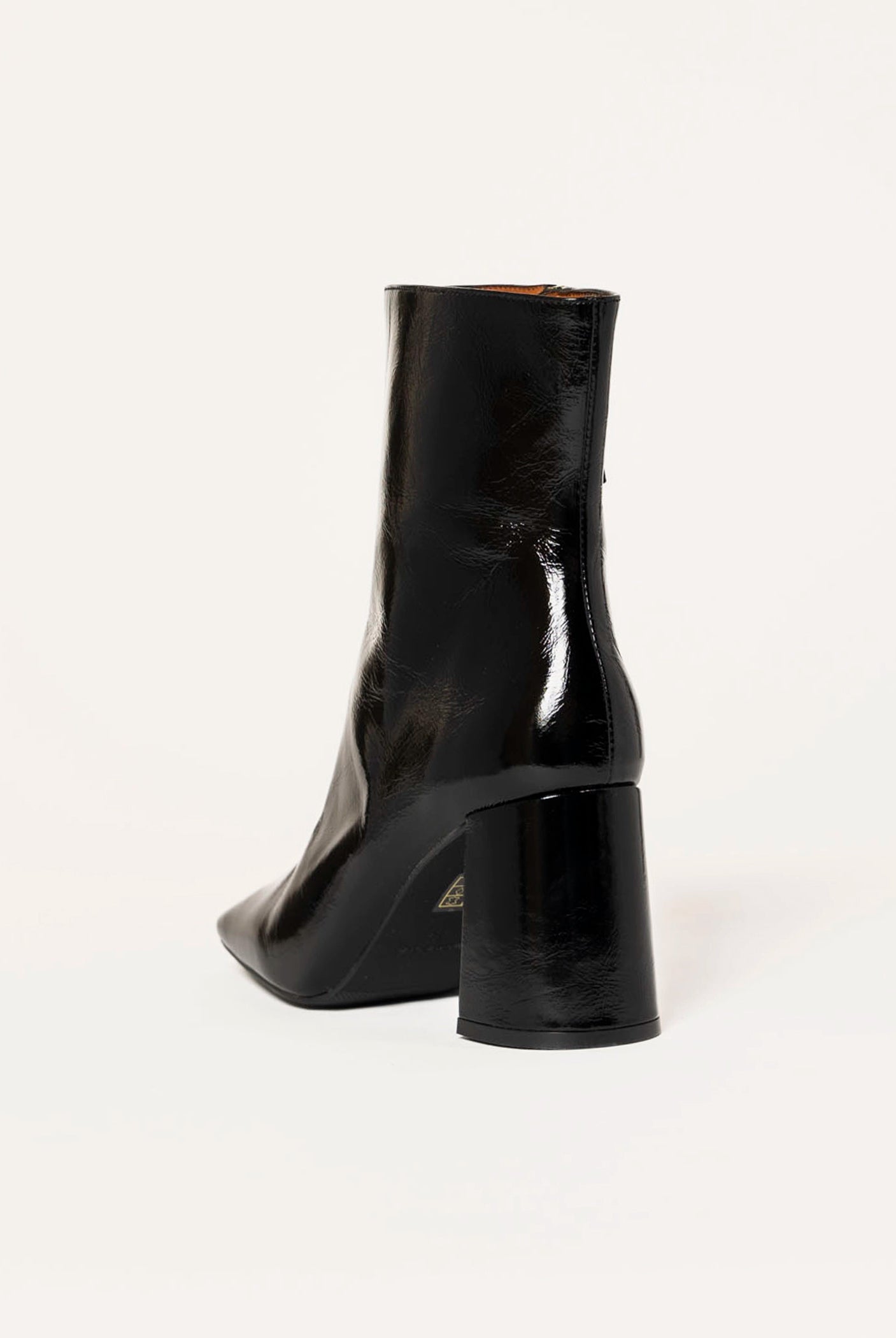 swatch_black patent drimia heeled boot ankle boots