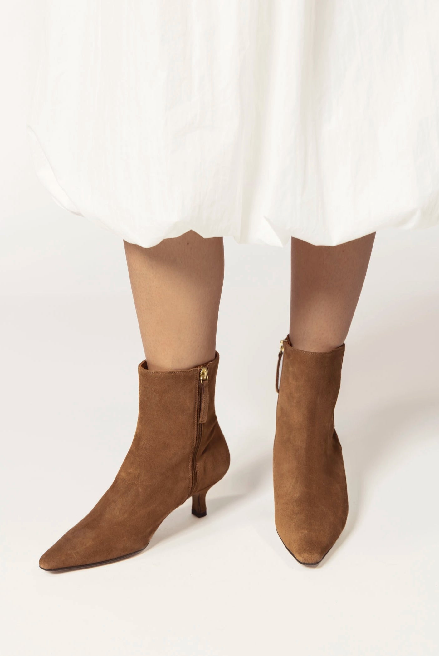 swatch_camel suede cleo kitten heel bootie ankle boots