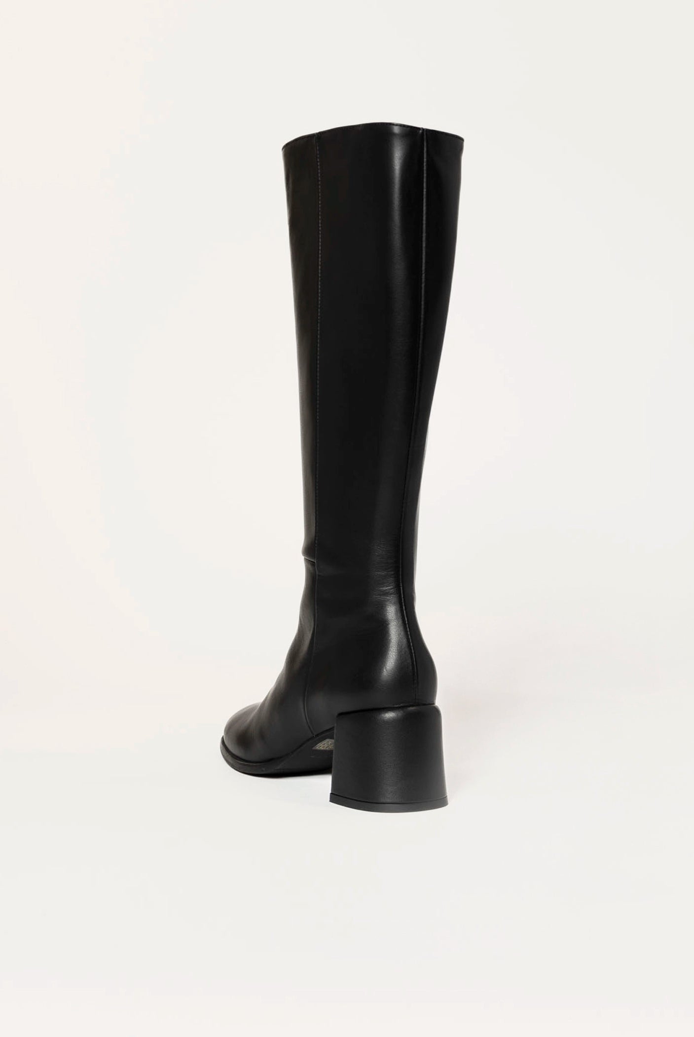 swatch_black leather ytita knee-high boot boots