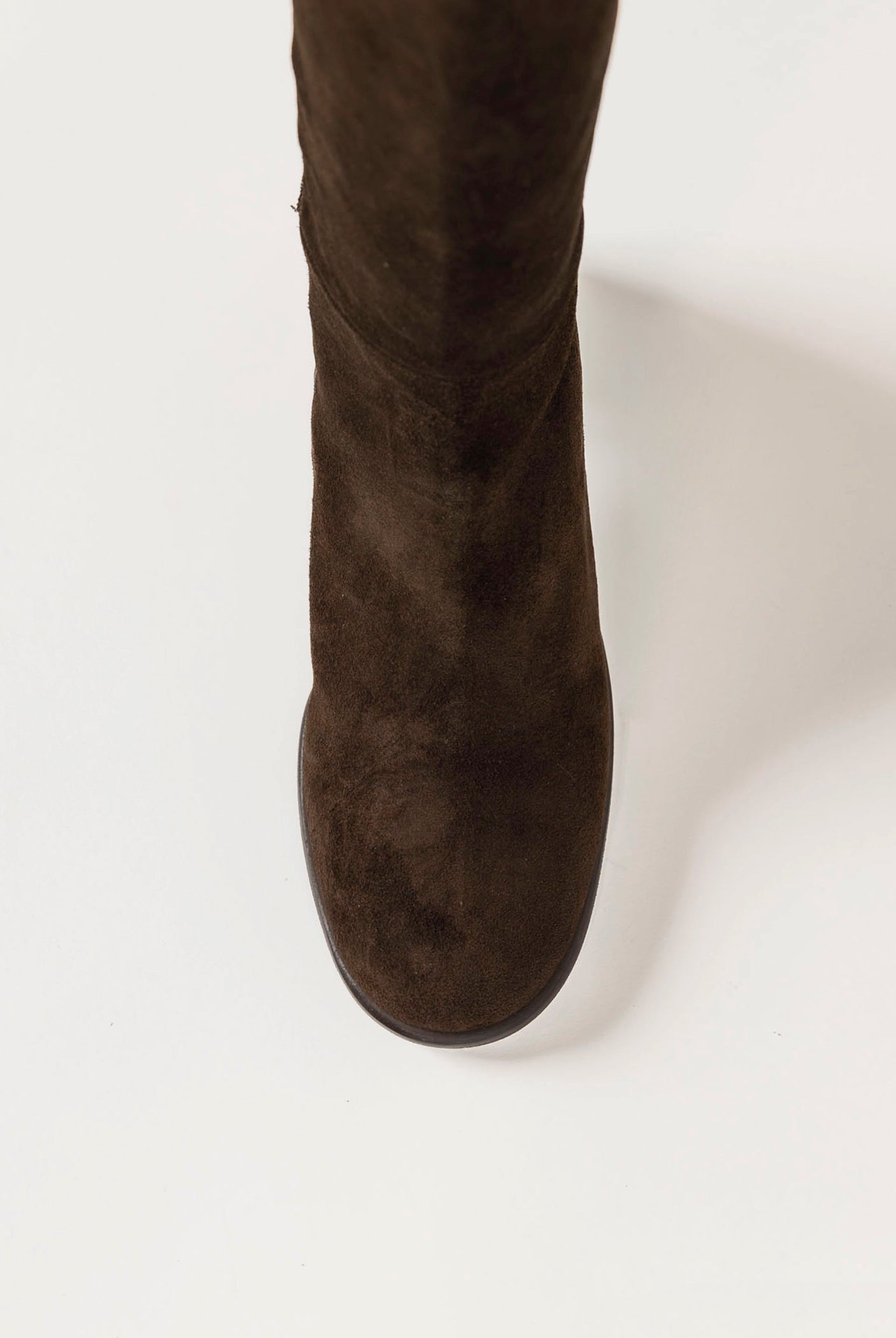 swatch_chocolate suede ytita knee-high boot boots