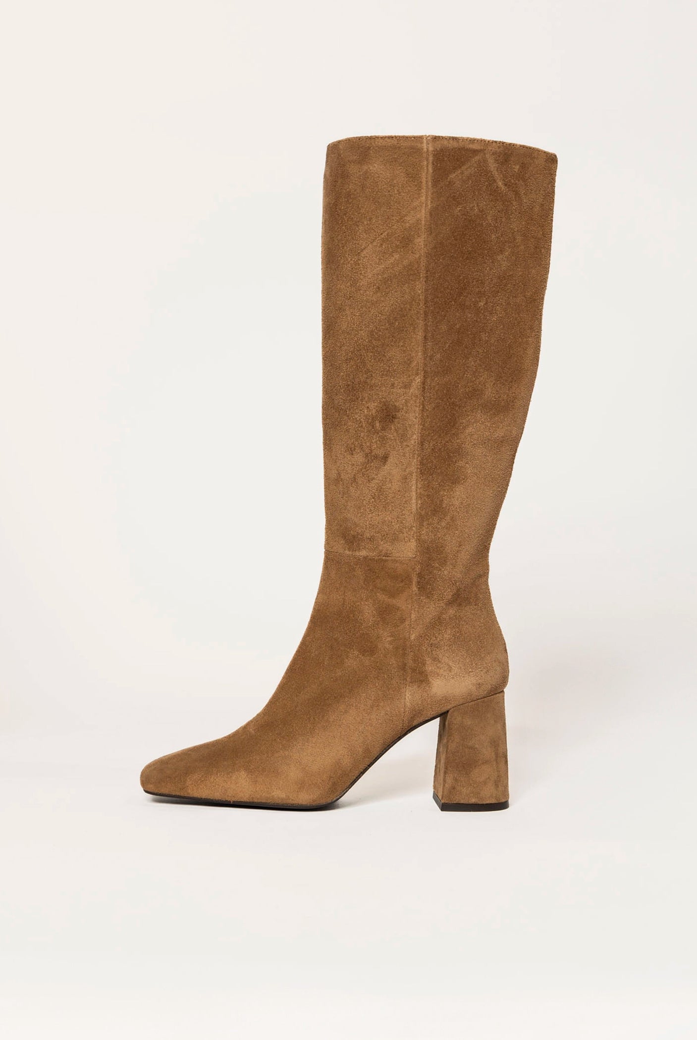 swatch_camel suede dorana knee-hight boot boots