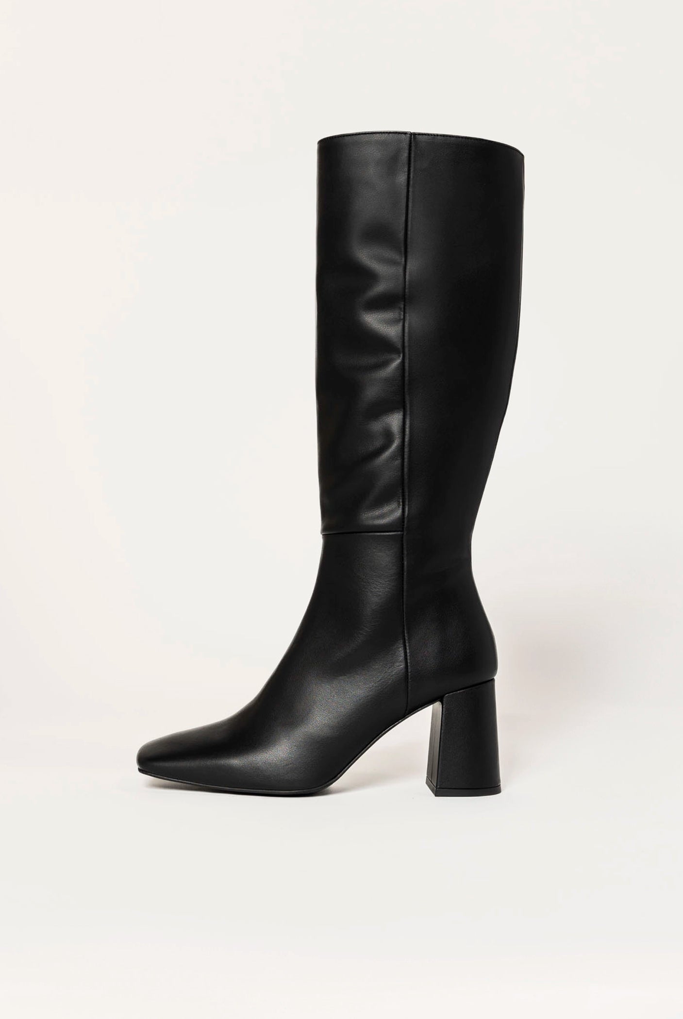 swatch_black leather dorana knee-high boot boots