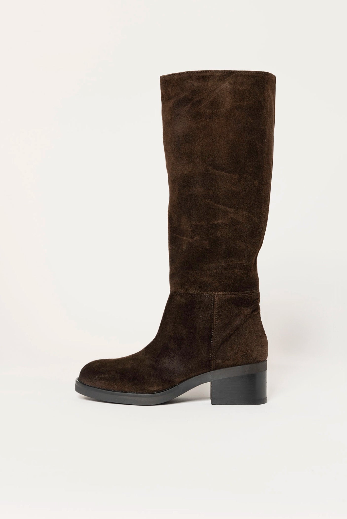 swatch_chocolate suede icita riding boot boots