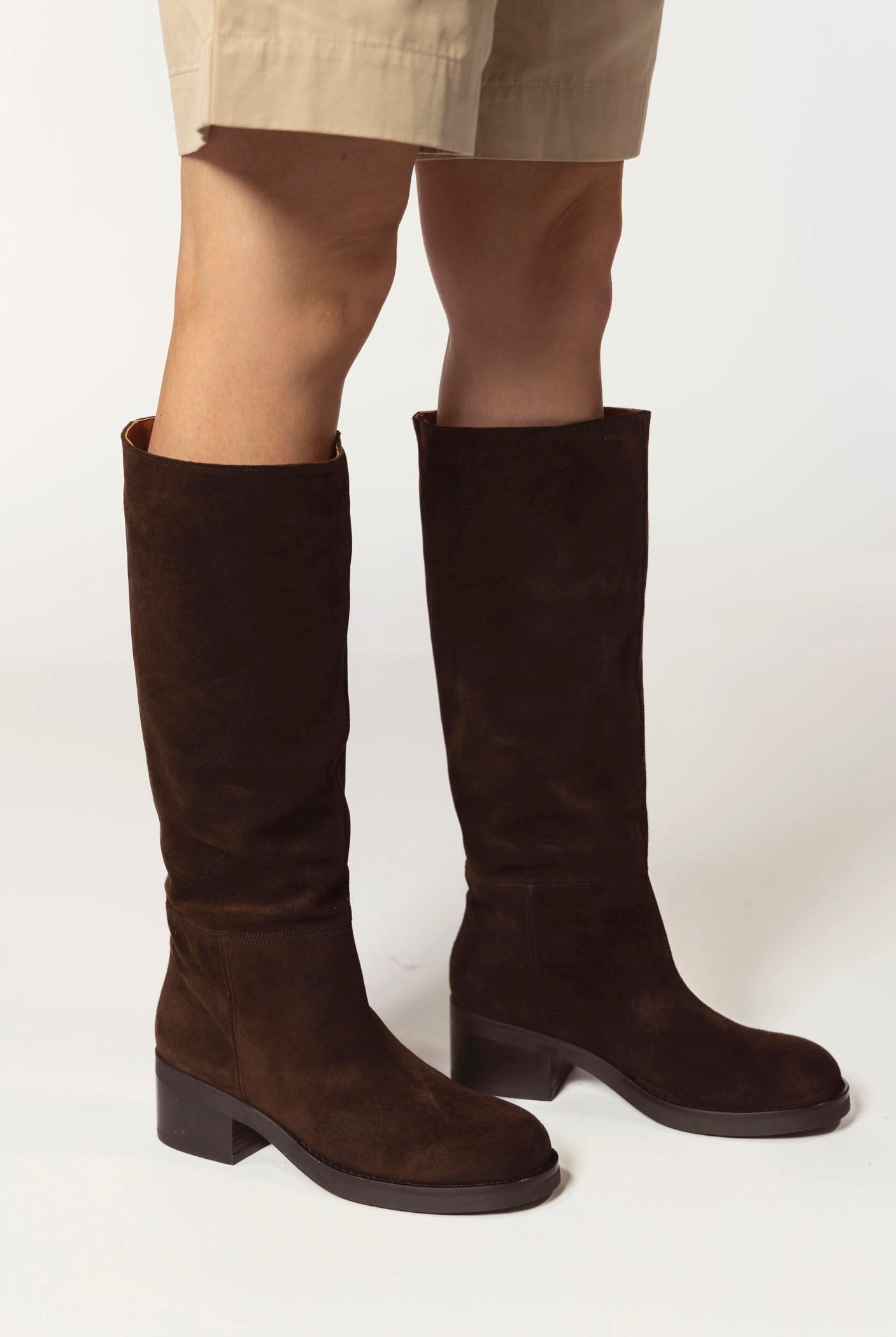 swatch_chocolate suede icita riding boot boots