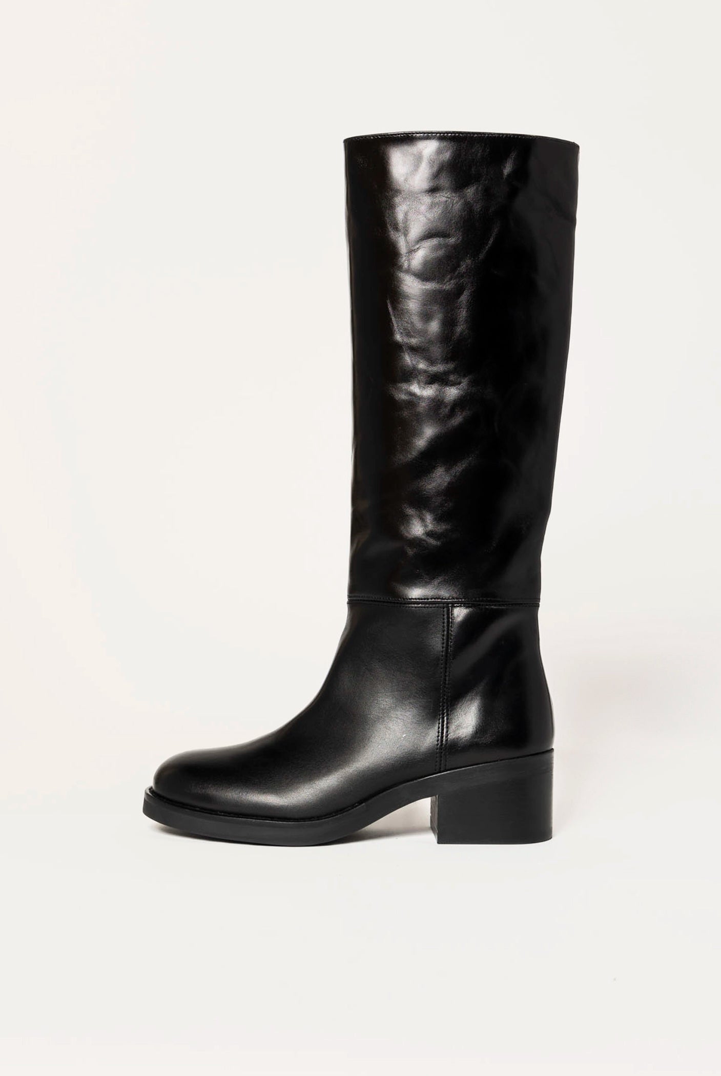 swatch_black leather icita riding boot boots