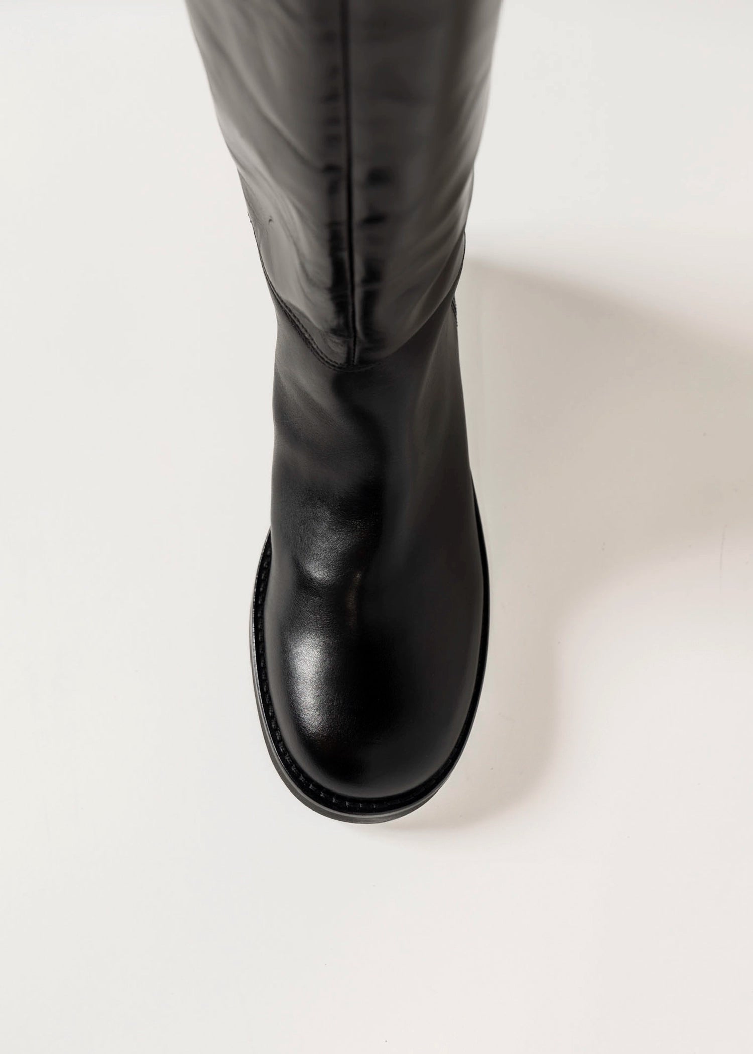 swatch_black leather icita riding boot boots