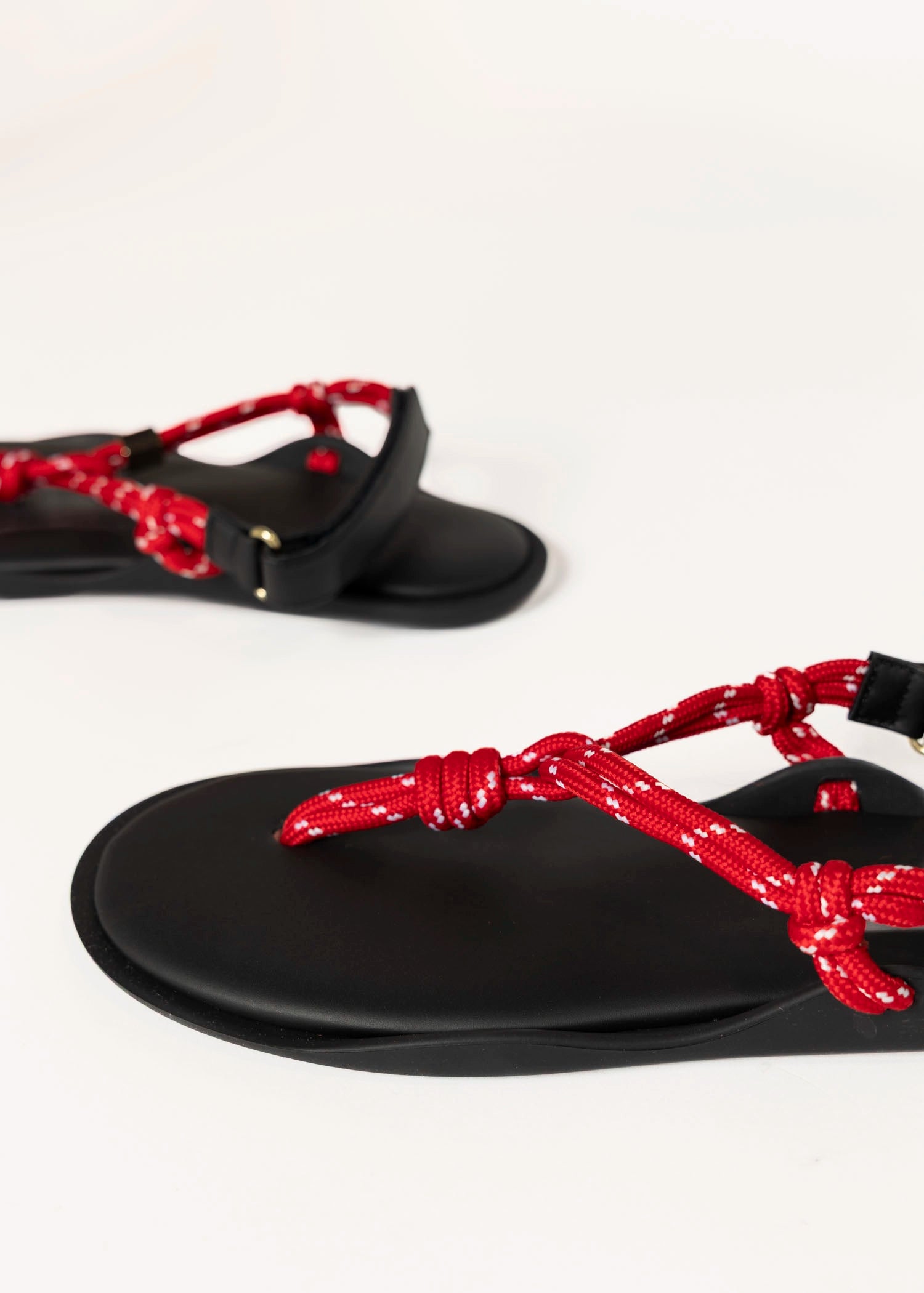 swatch_red flo thong sandal flat sandals