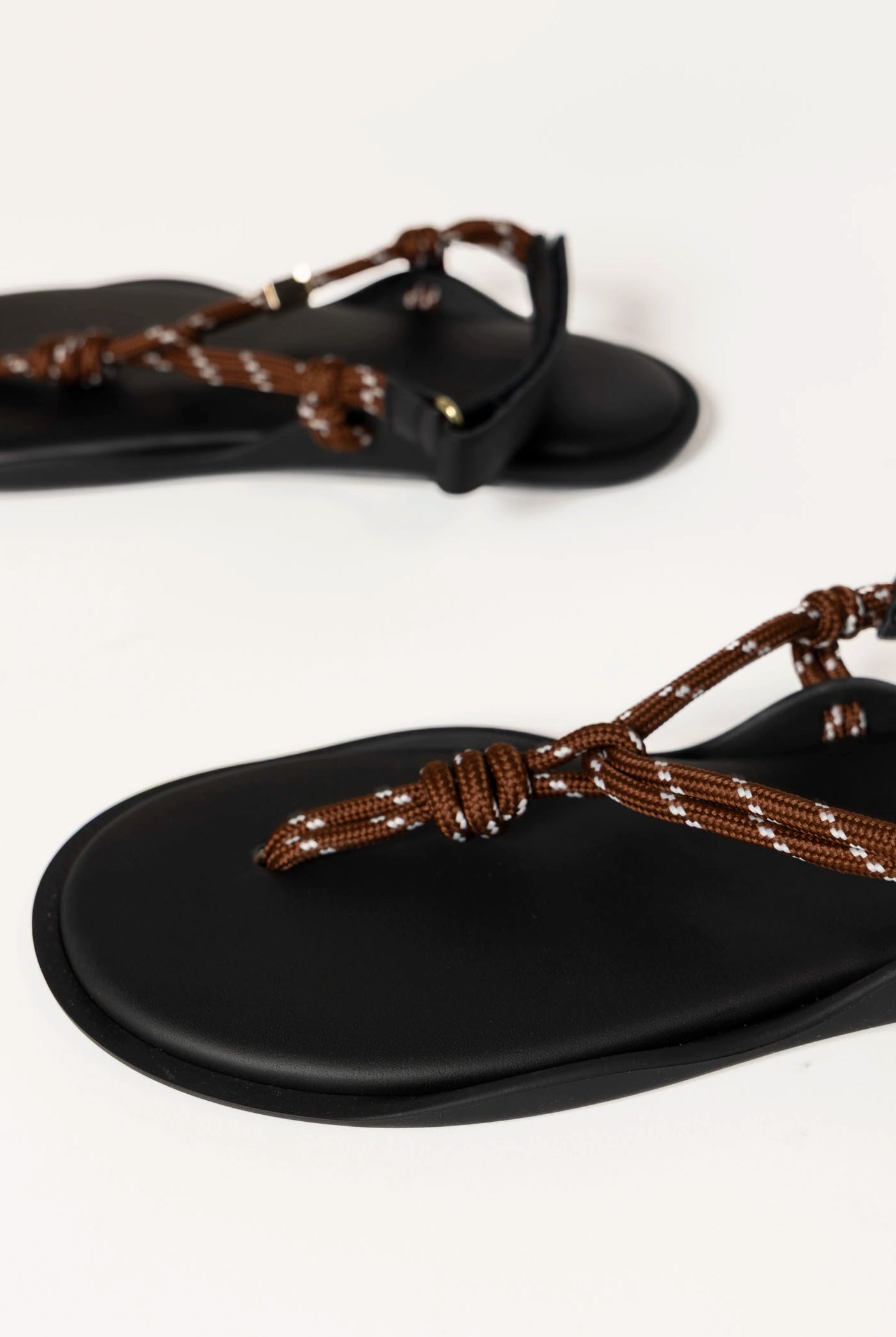 swatch_brown flo thong sandal flat sandals