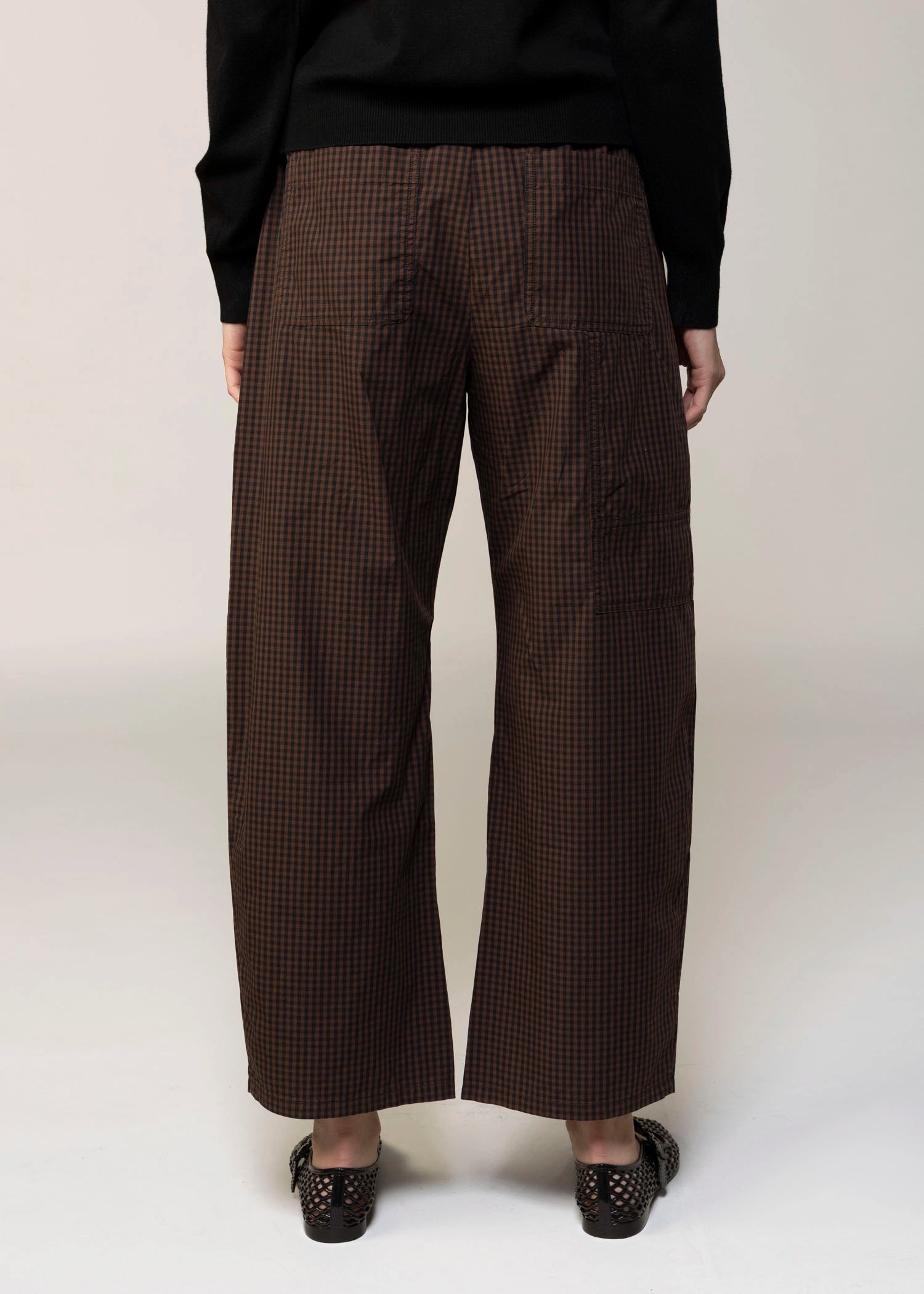 swatch_Brown/Black pistola theo pant