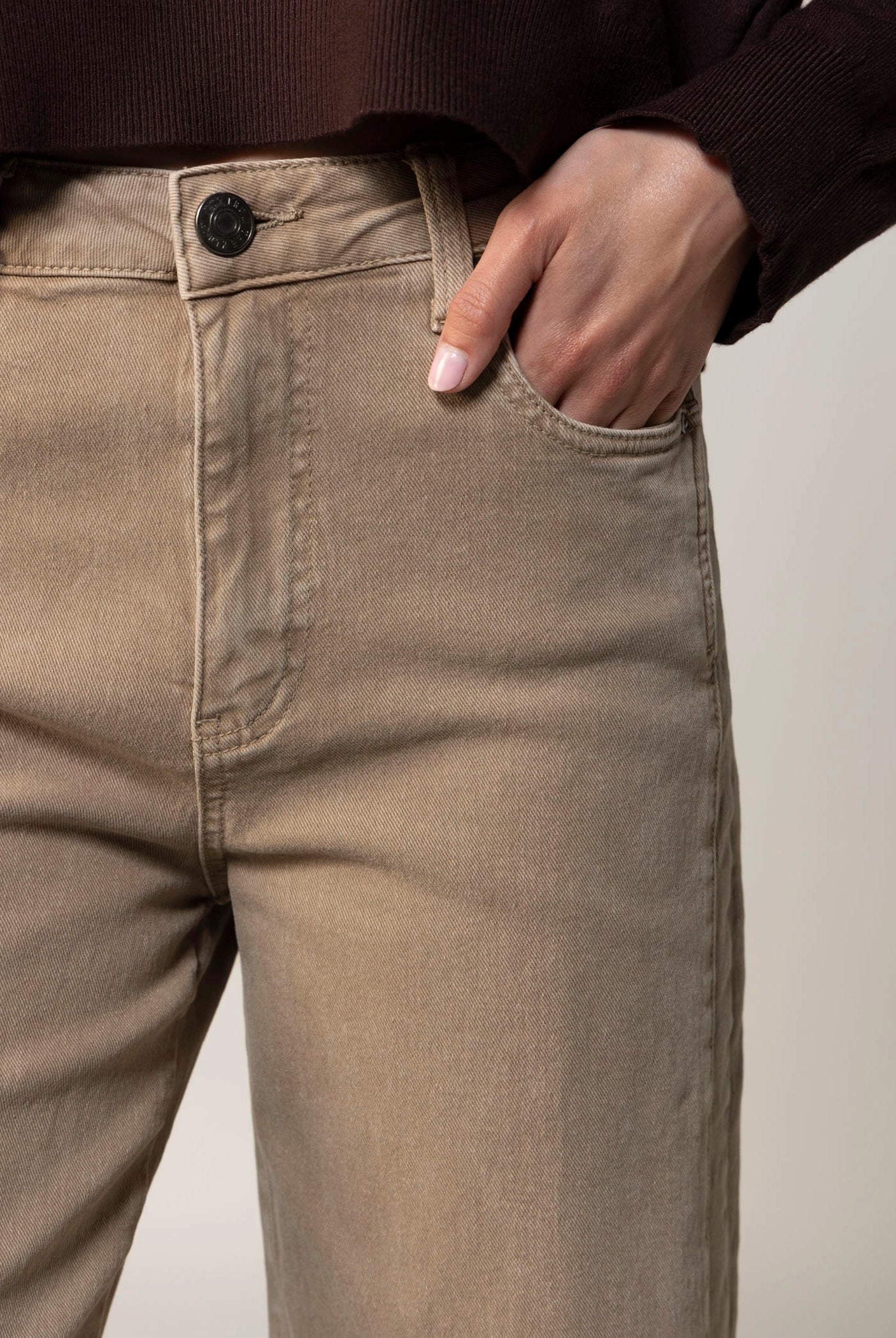 swatch_Milk Tea kut from the kloth meg wide leg jean