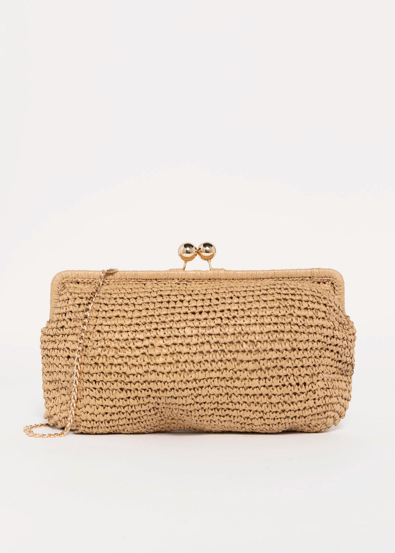 swatch_Camel raffia clutch