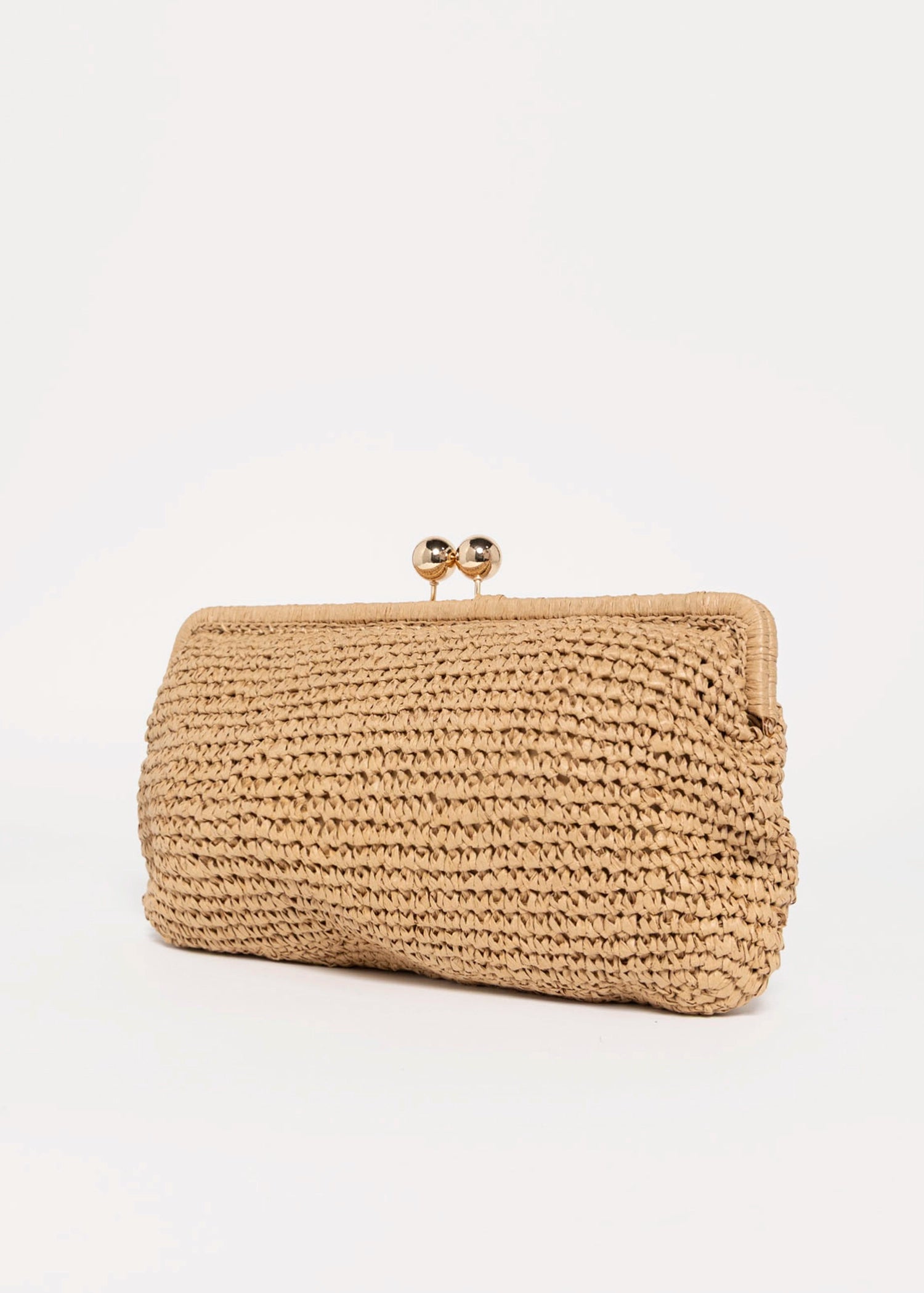 swatch_Camel raffia clutch