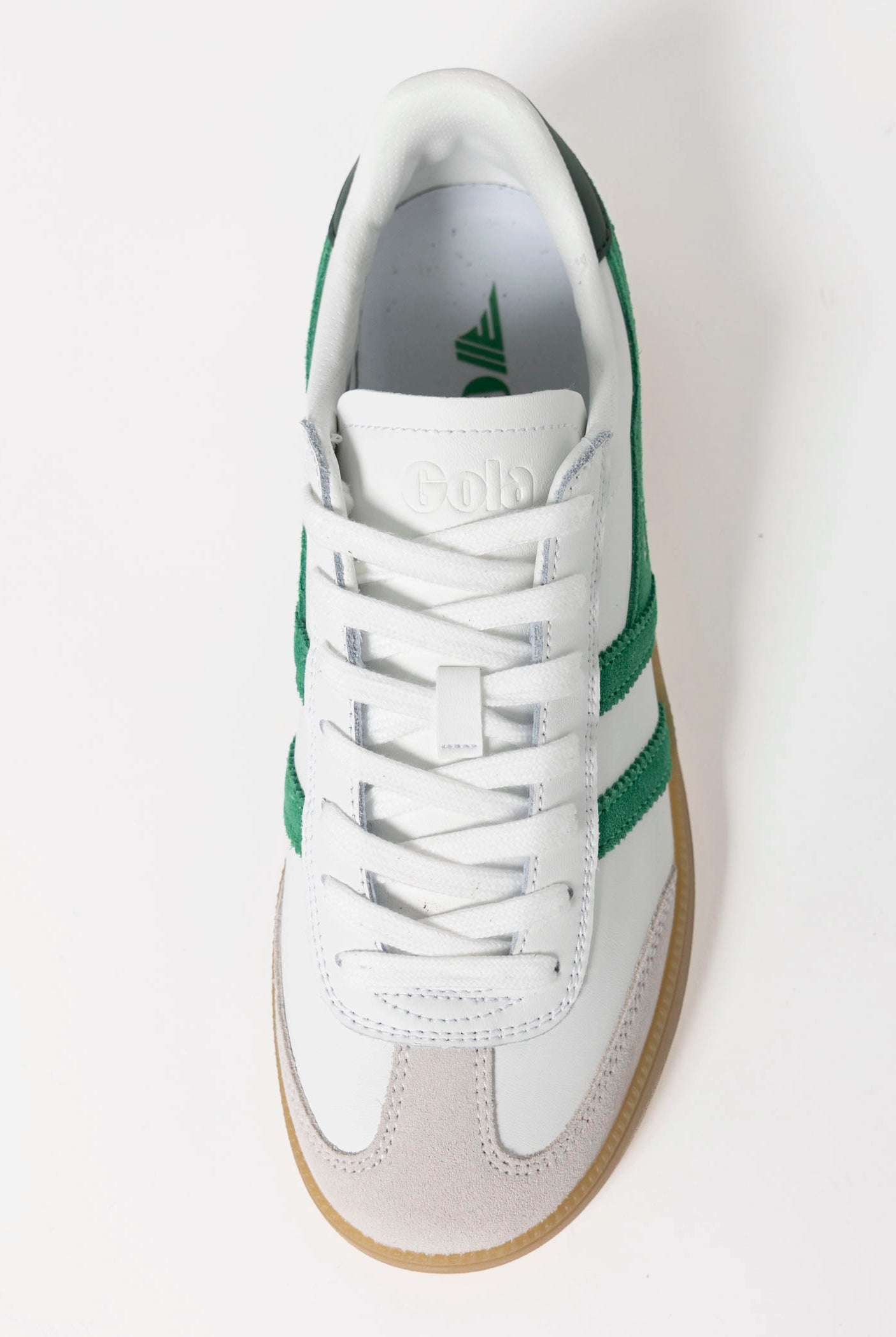 swatch_White/Emerald gola viper sneaker