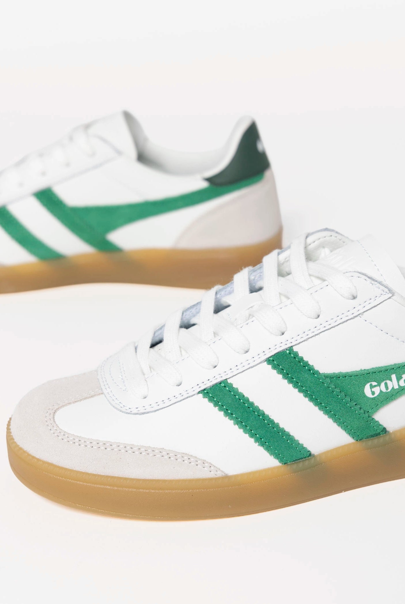 swatch_White/Emerald gola viper sneaker