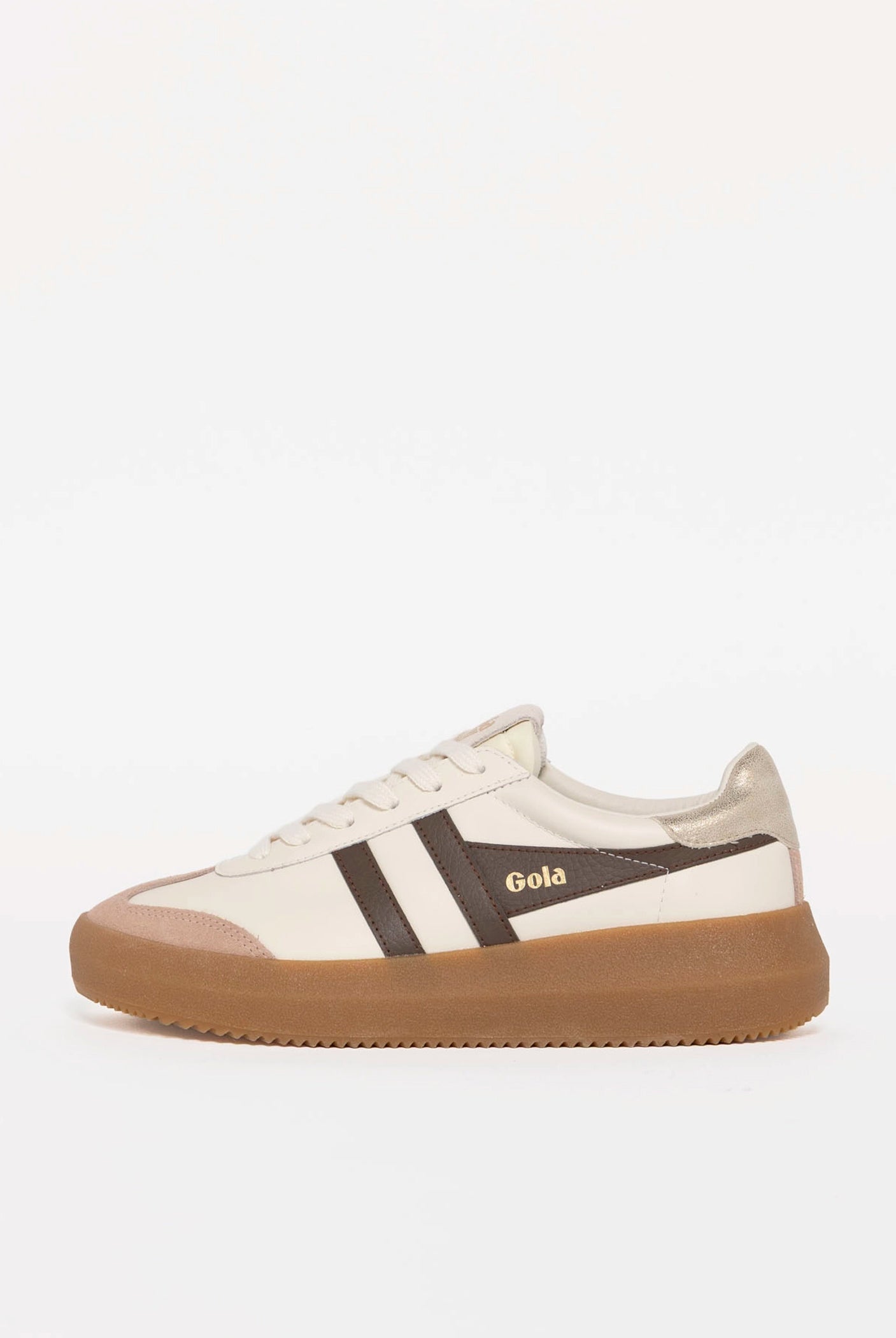 swatch_White/Cameo/Root gola athena platform sneaker shoes