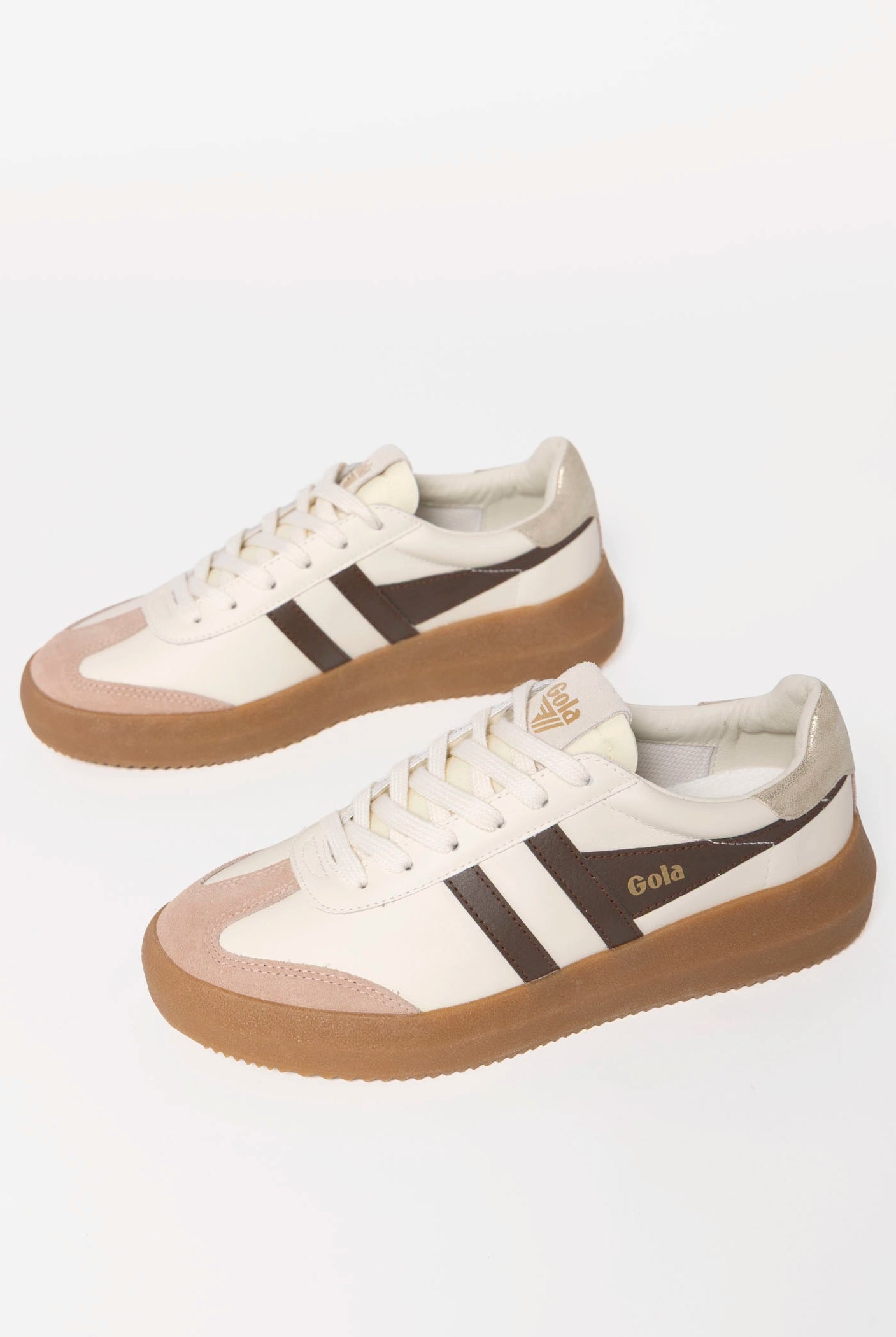 swatch_White/Cameo/Root gola athena platform sneaker shoes