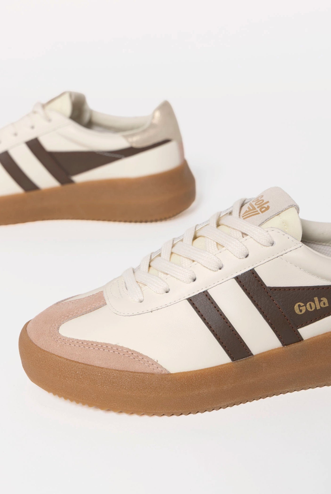 swatch_White/Cameo/Root gola athena platform sneaker shoes