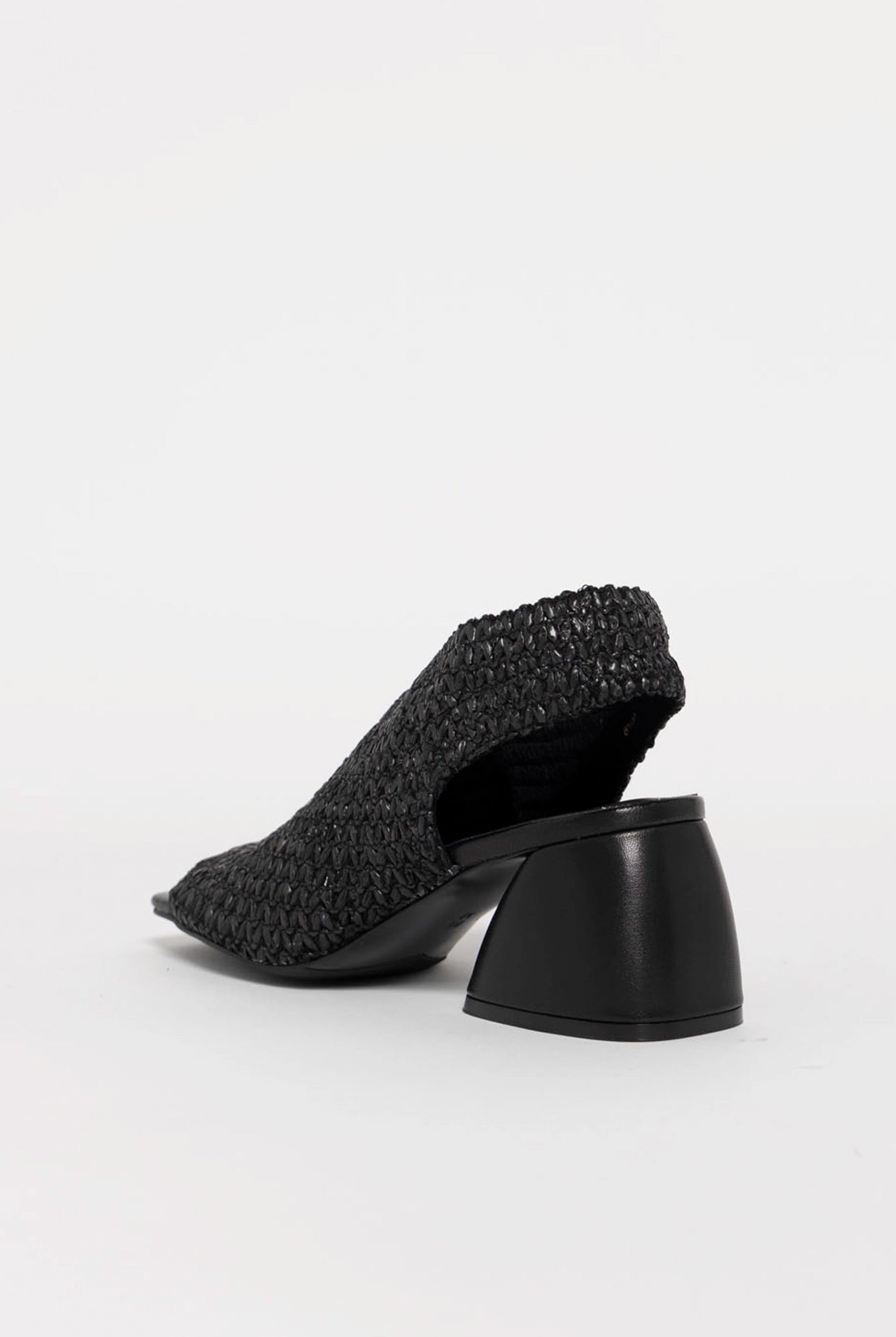swatch_Black vaneli woven raffia slingback heel
