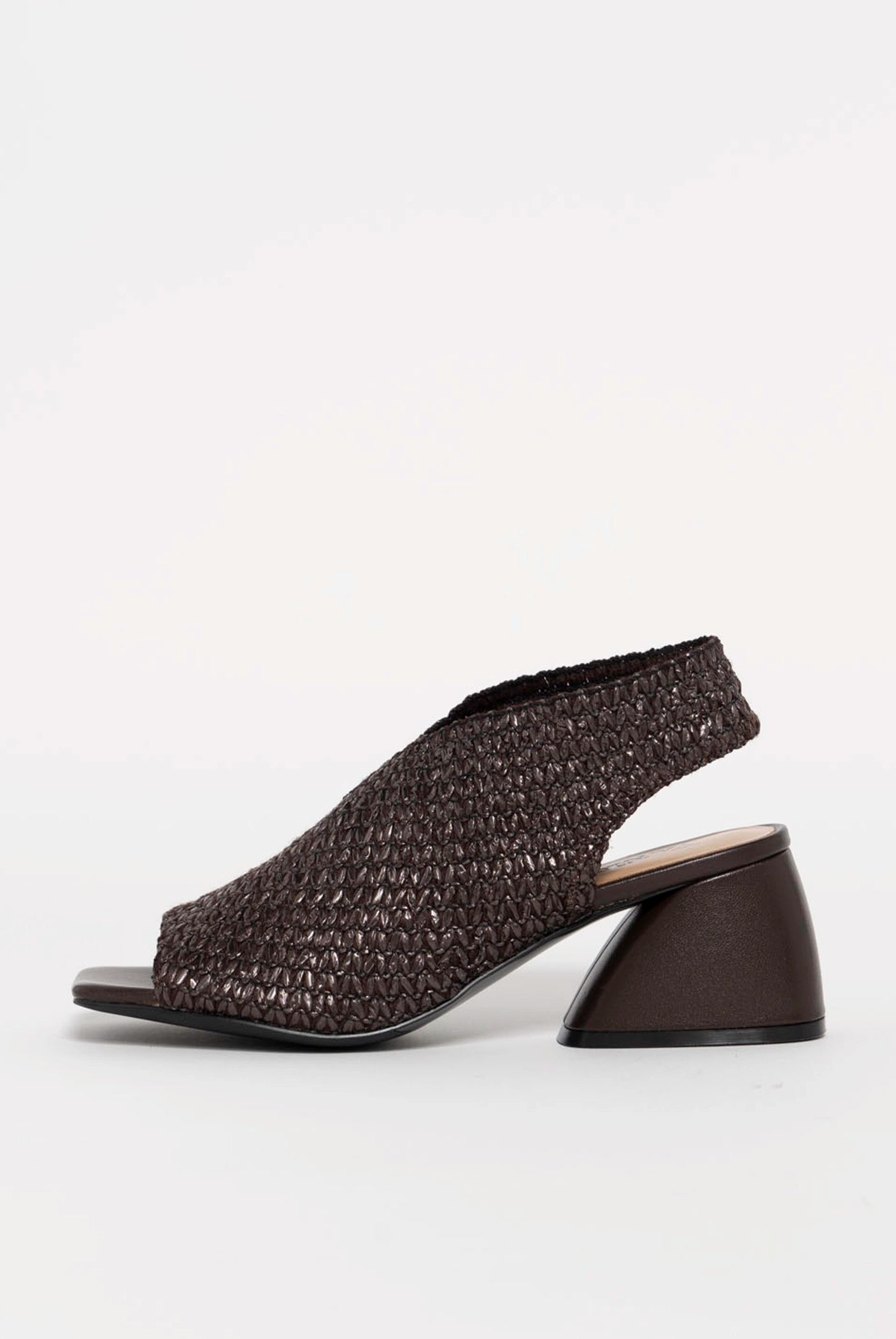 swatch_Dark Brown vaneli woven raffia slingback heel