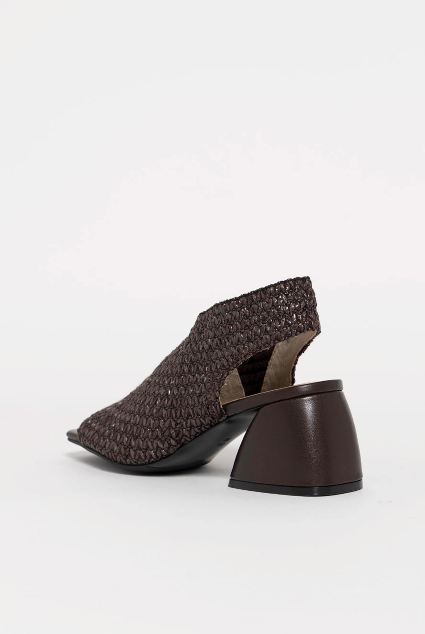 swatch_Dark Brown vaneli woven raffia slingback heel