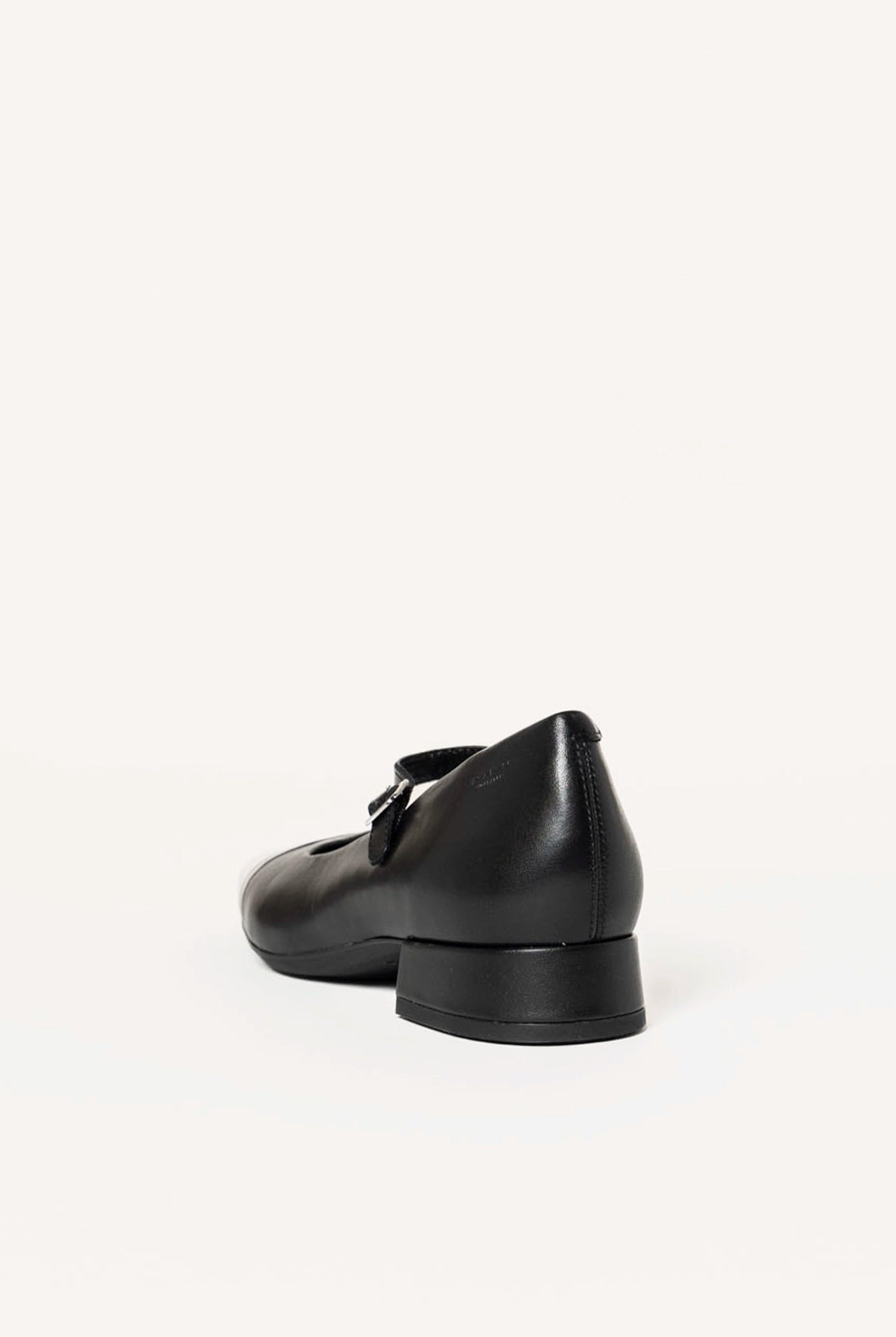 swatch_black/black debbi cap toe mary jane flat shoes