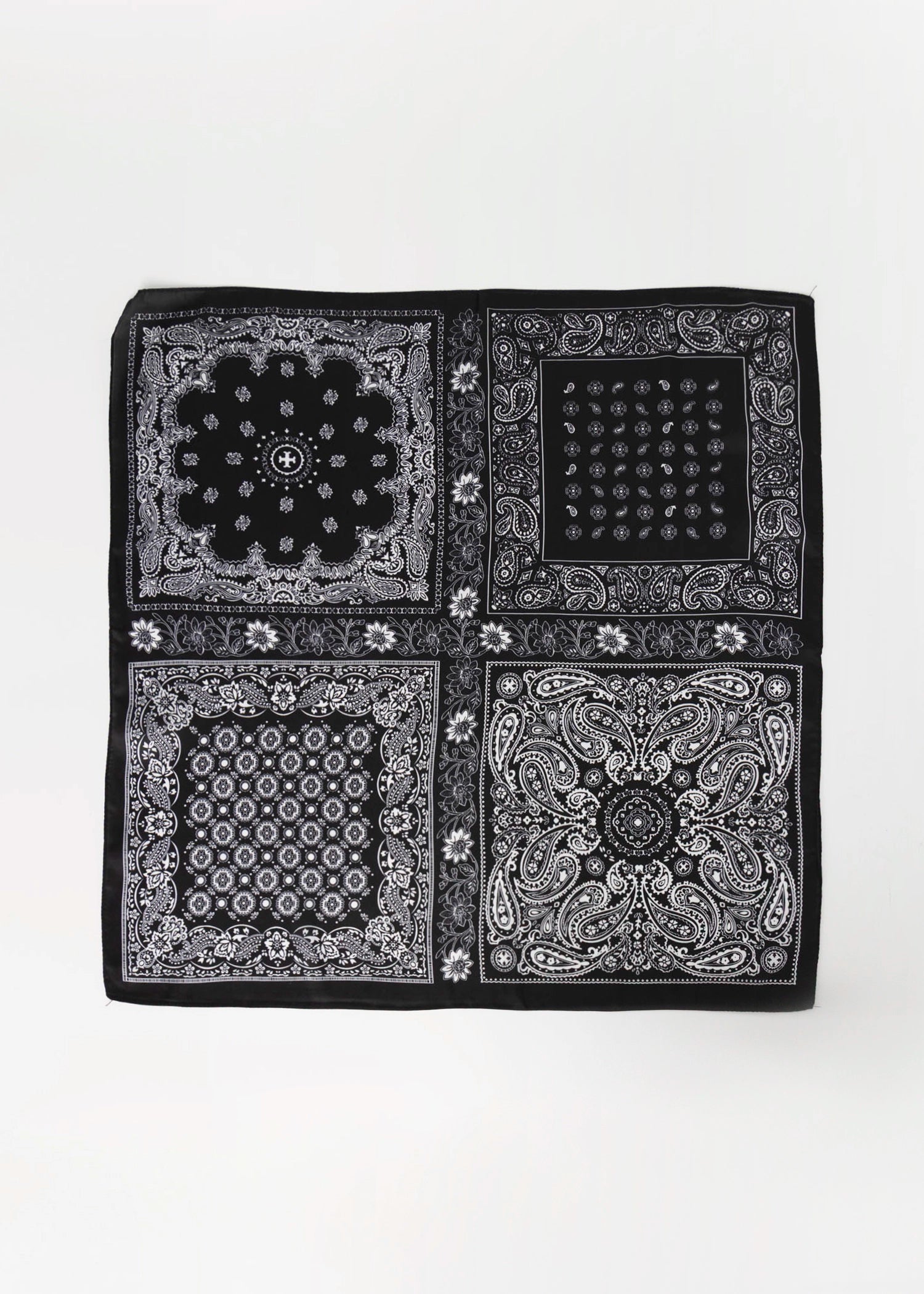 swatch_Black bandana head scarf