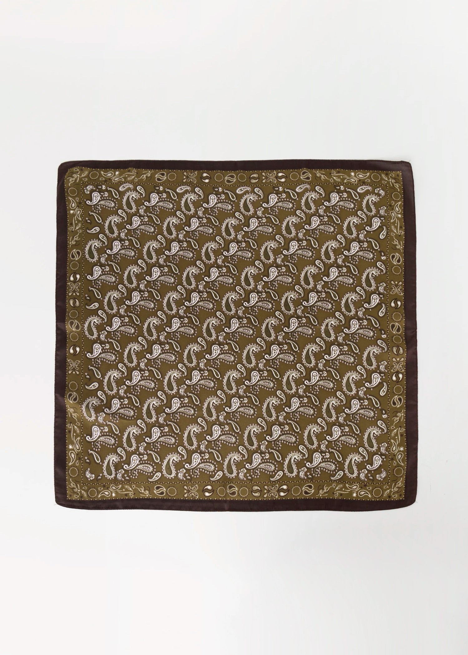 swatch_Olive bandana head scarf