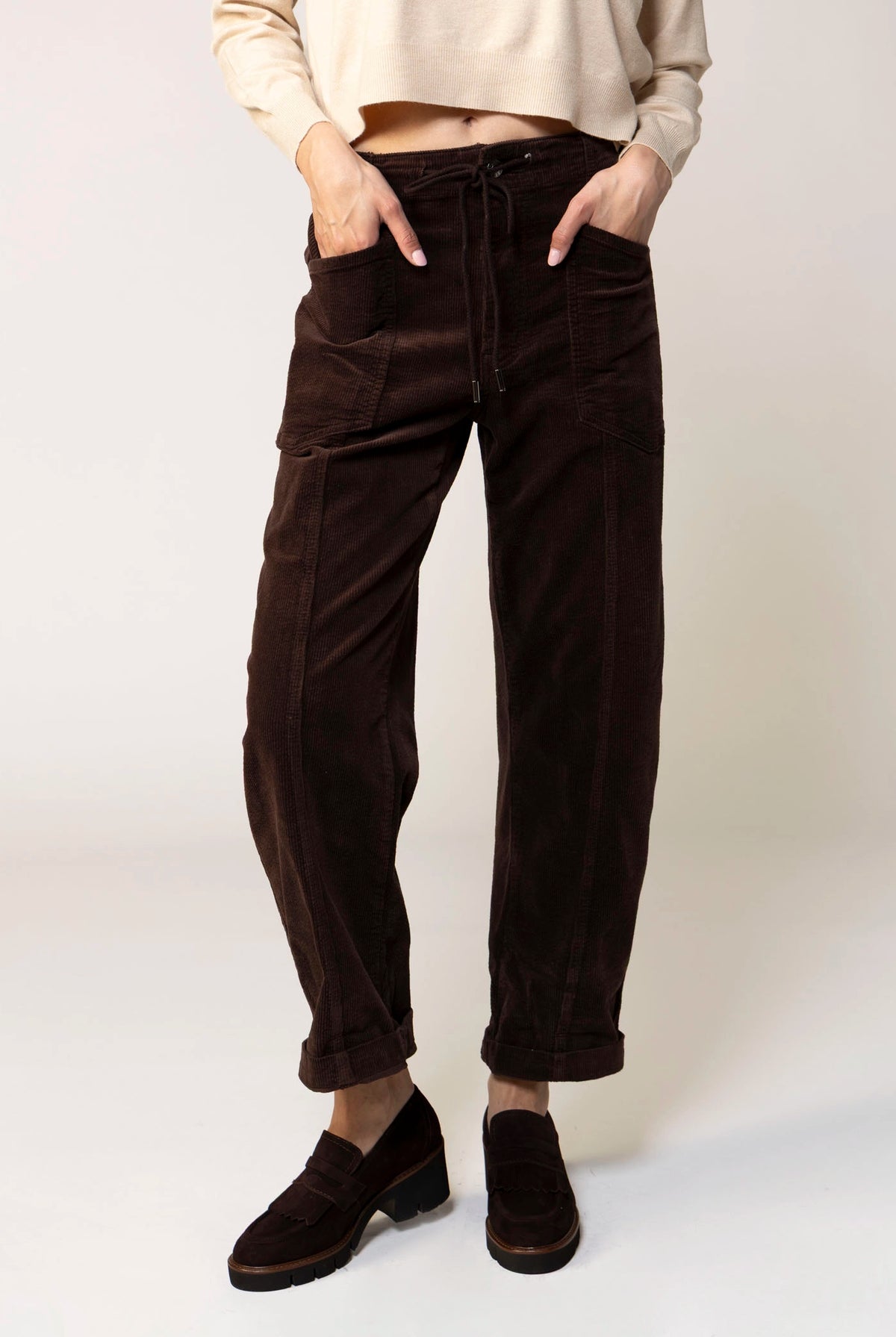 swatch_Chocolate daze villa barrel leg pant