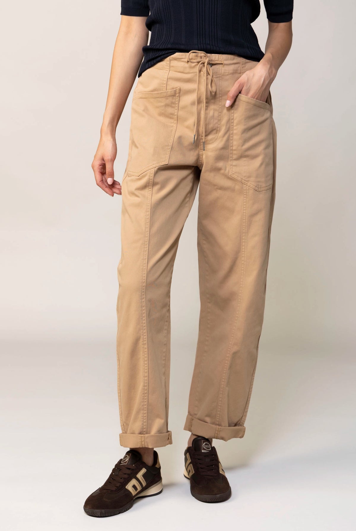 swatch_Latte daze villa barrel leg pant