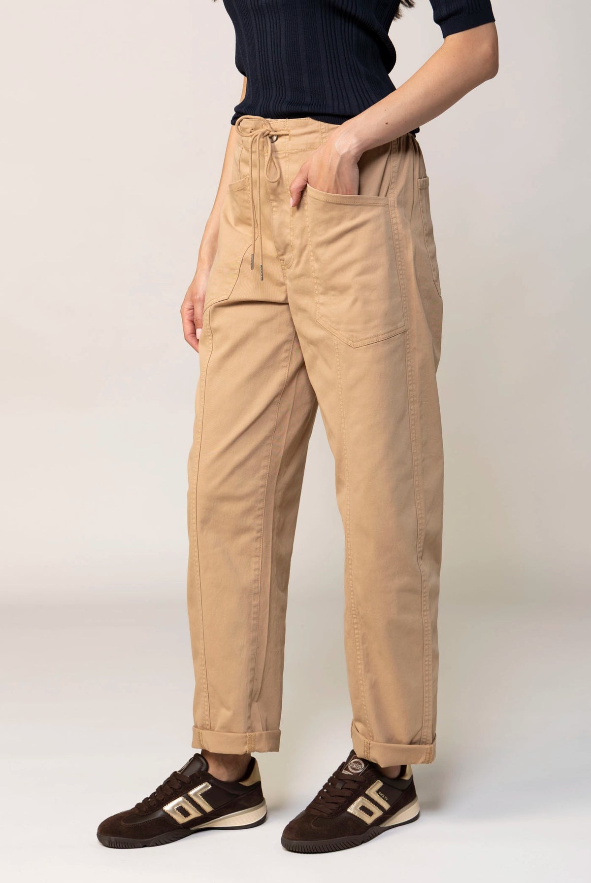 swatch_Latte daze villa barrel leg pant