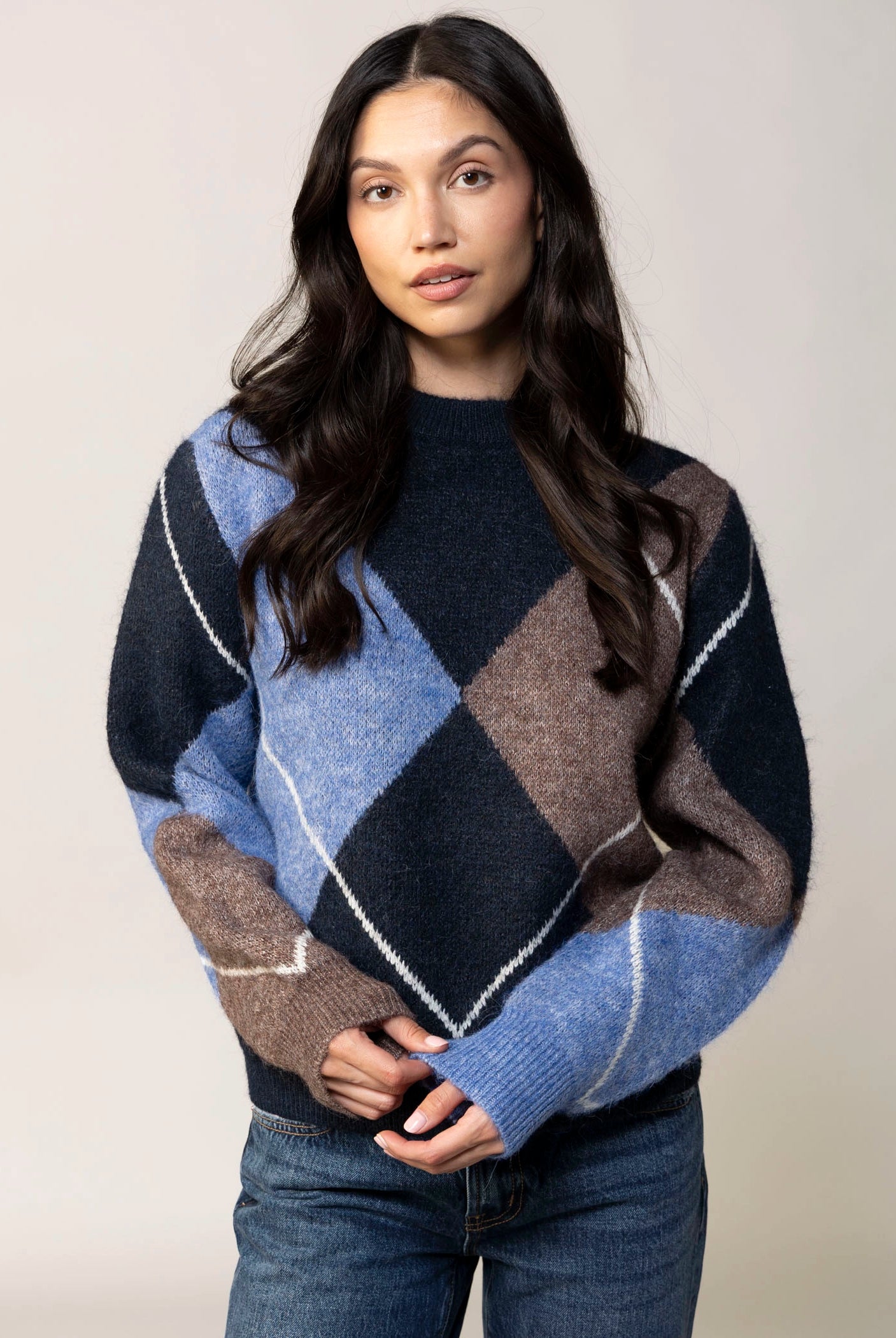 swatch_Blue Multi little lies billie argyle sweater