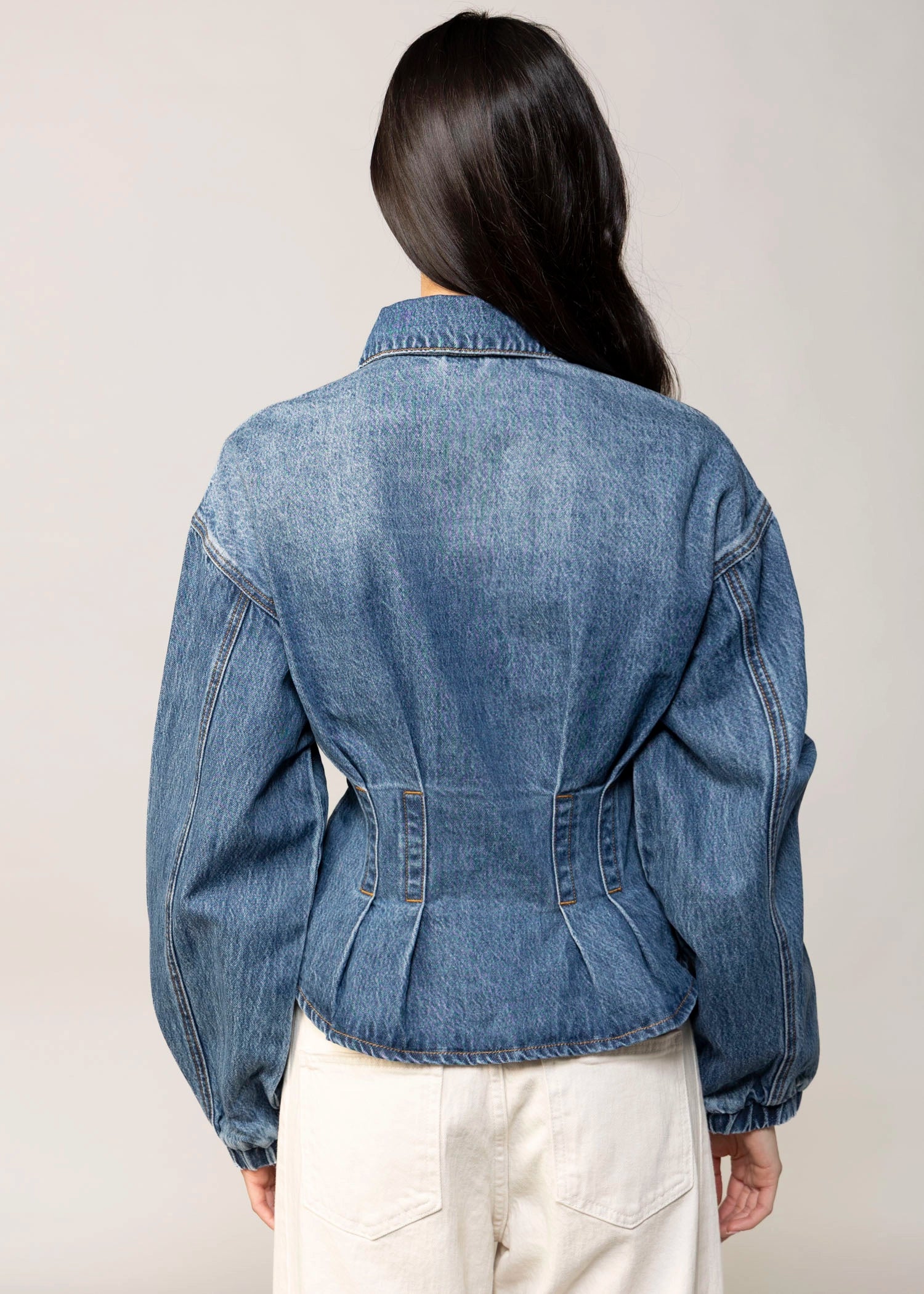 swatch_Denim blank nyc off the hook cinched waist denim jacket