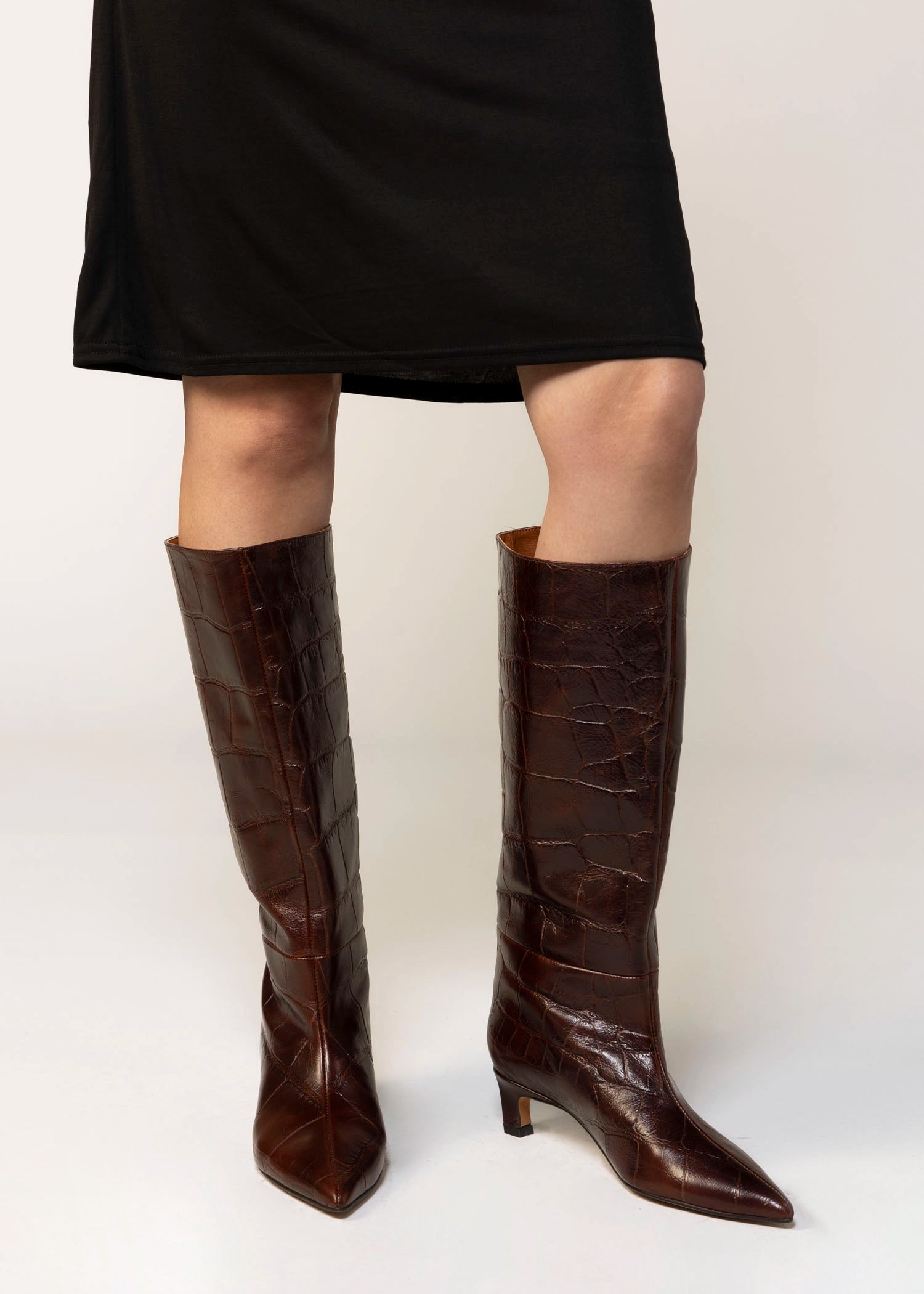 swatch_Brown Croco angel alarcon tall croco boot