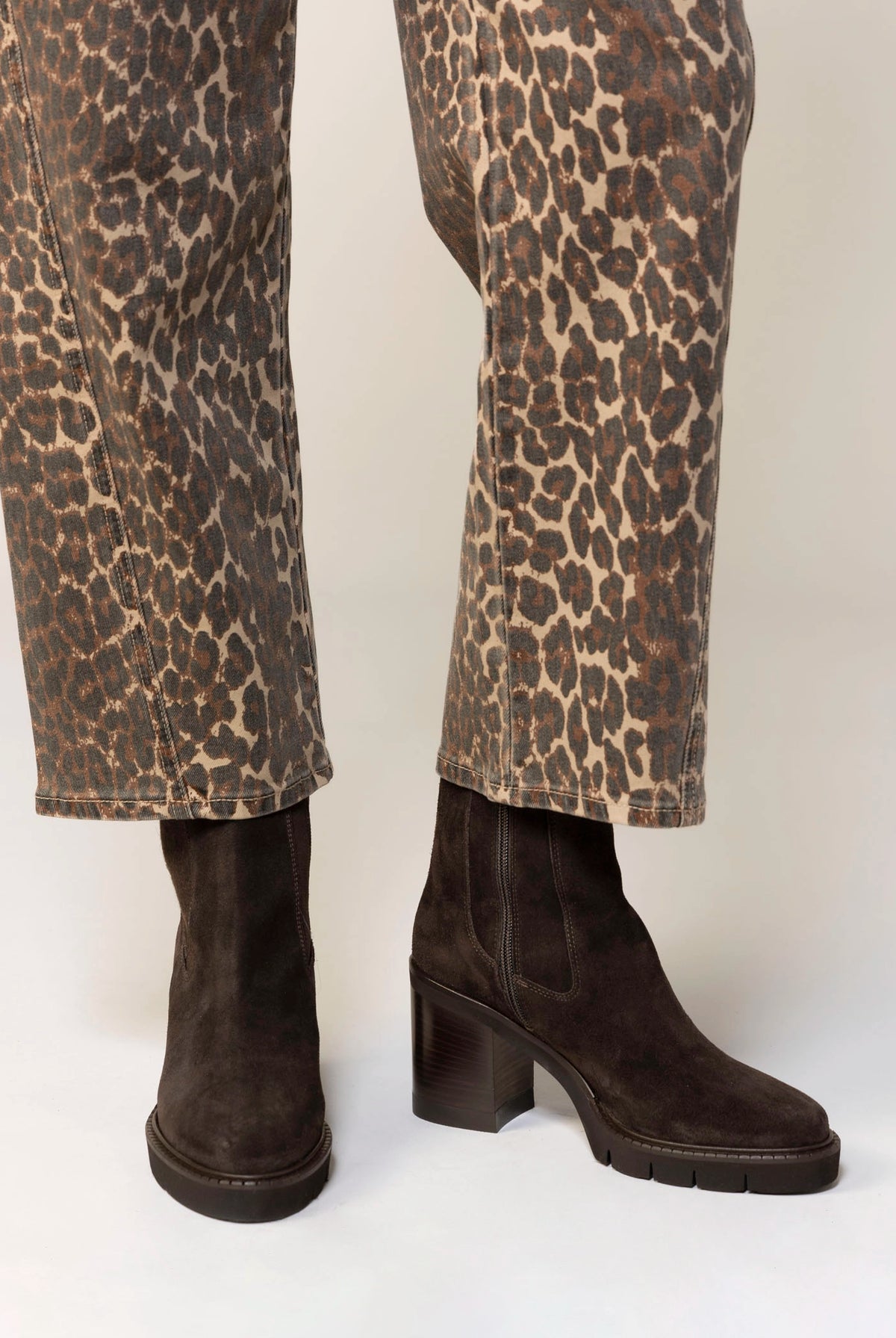 swatch_Mocha Suede l'idea heeled chelsea boot