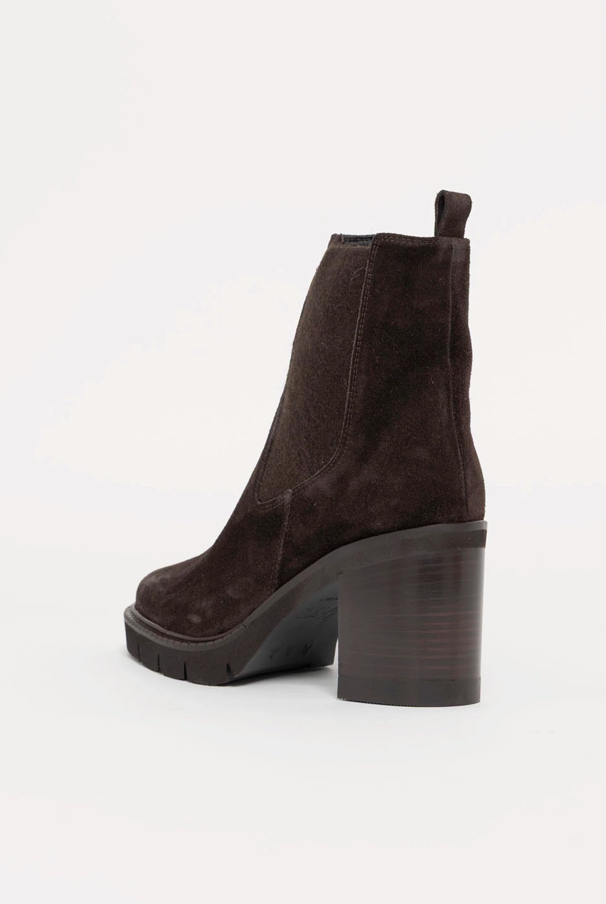 swatch_Mocha Suede l'idea heeled chelsea boot