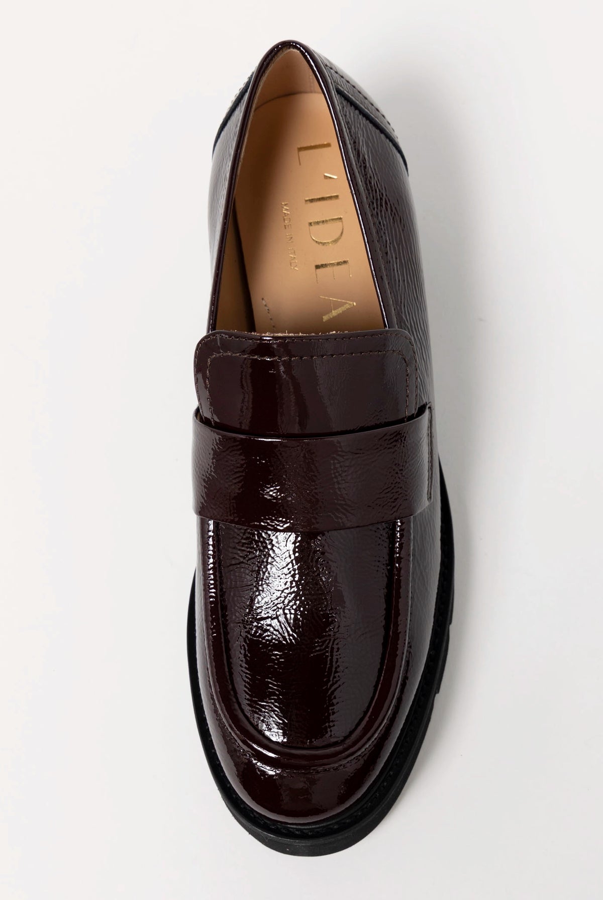 swatch_Bordo Patent l'idea heeled loafer
