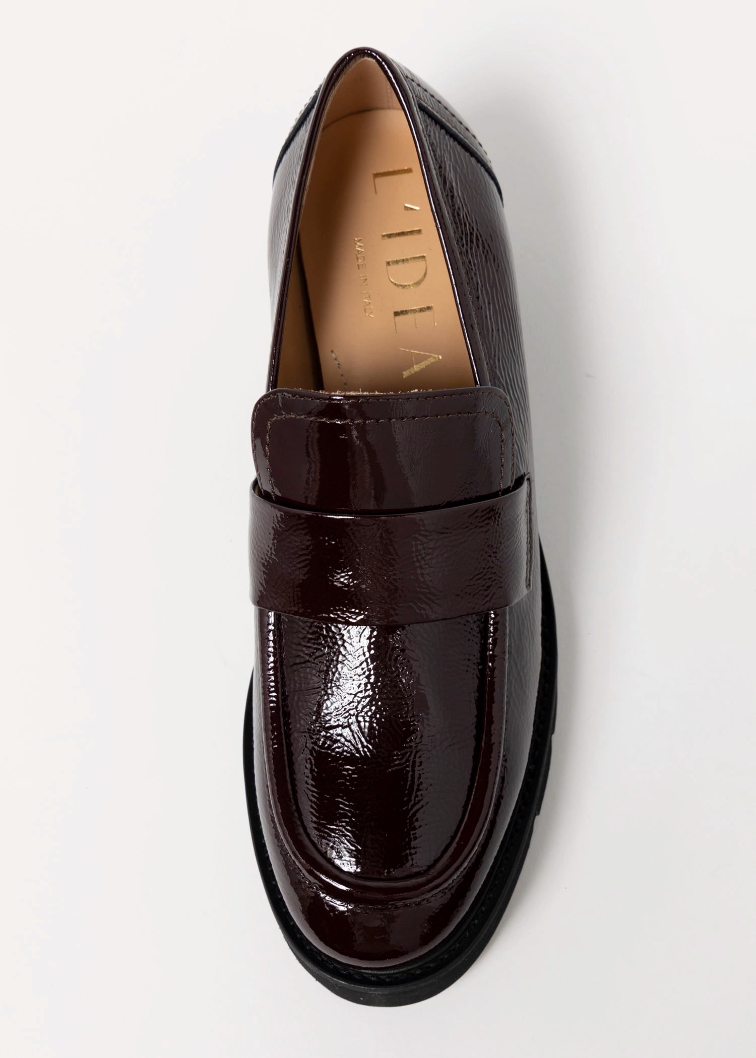 swatch_Bordo Patent l'idea heeled loafer