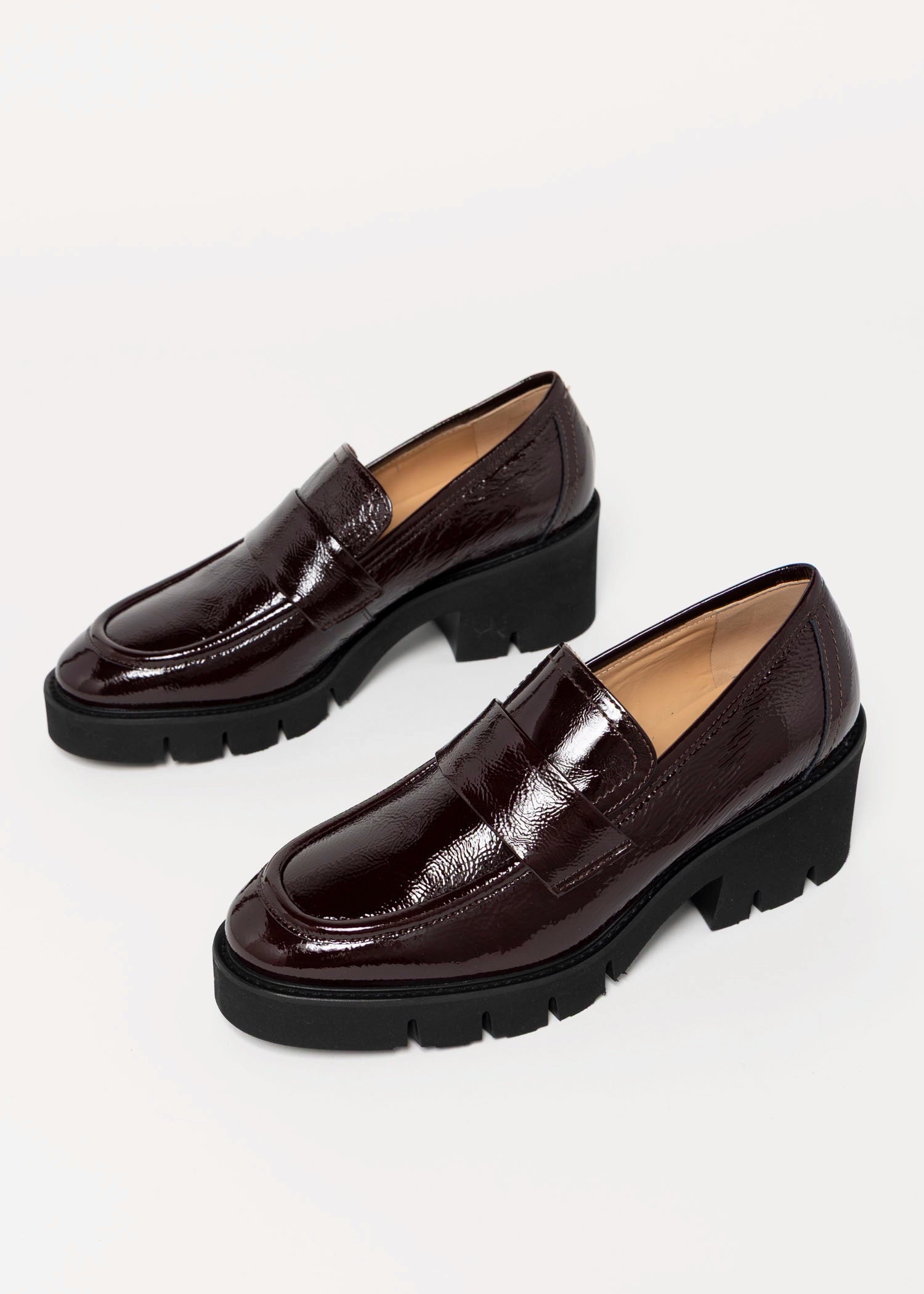 swatch_Bordo Patent l'idea heeled loafer