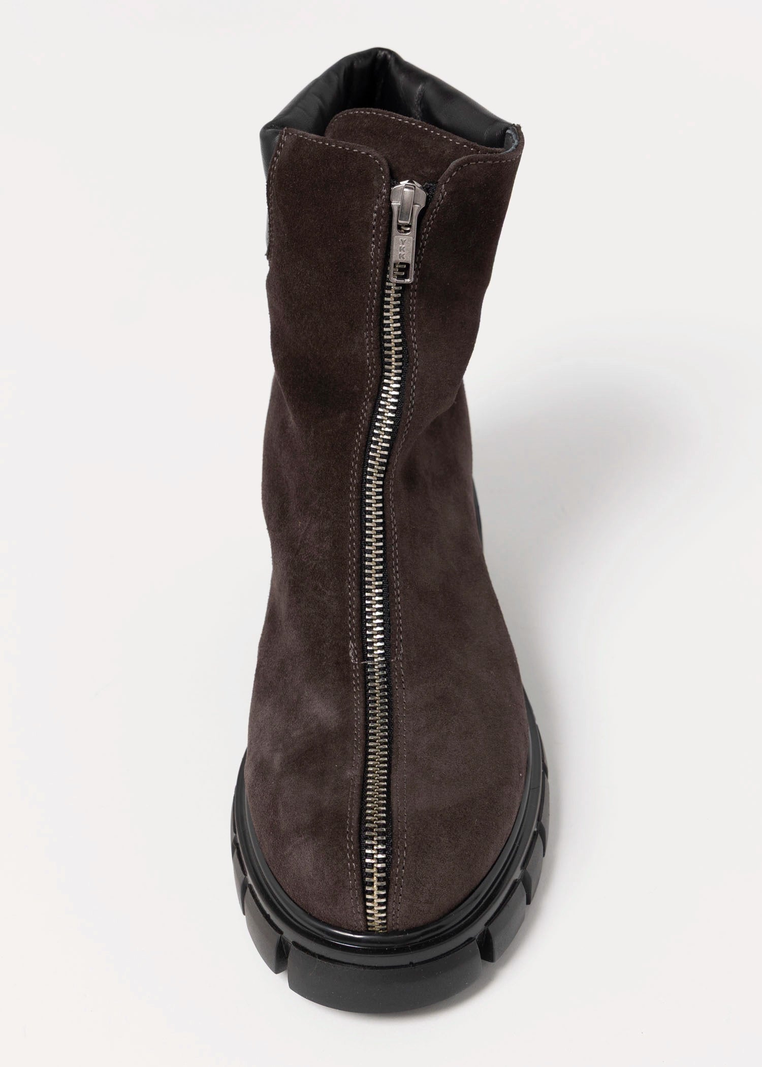 swatch_Chocolate Suede l'idea center zip boot