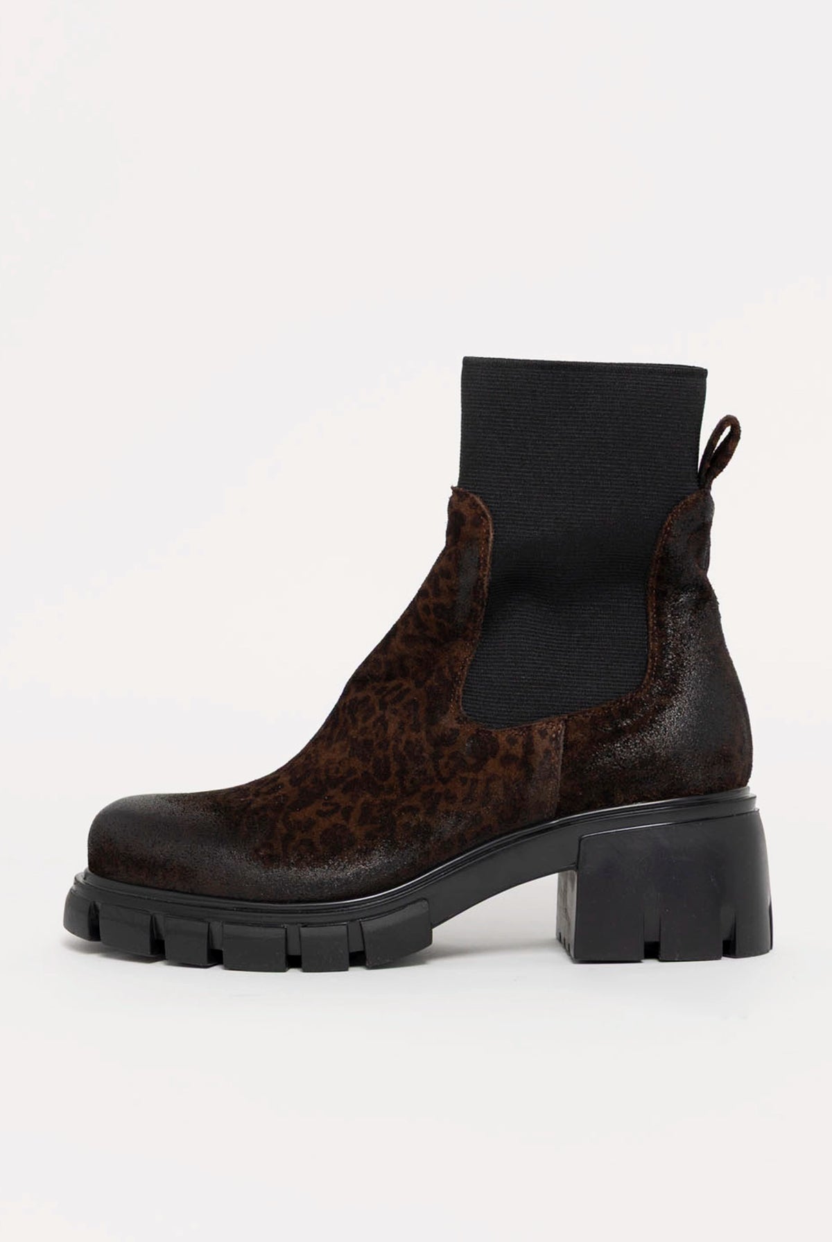 swatch_Leopard Suede l'idea lug sole sock boot