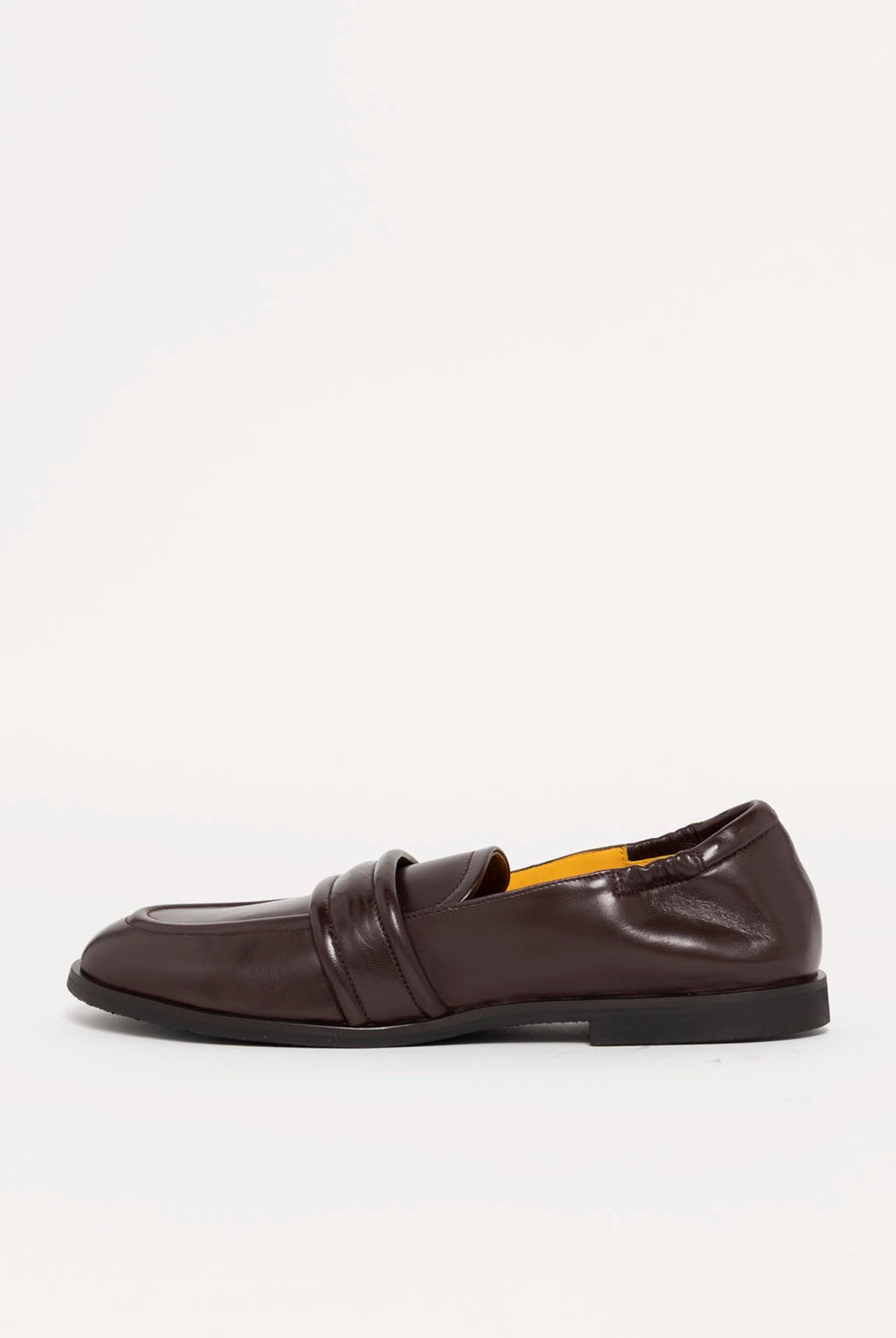 swatch_Brown Leather mara bini sally loafer