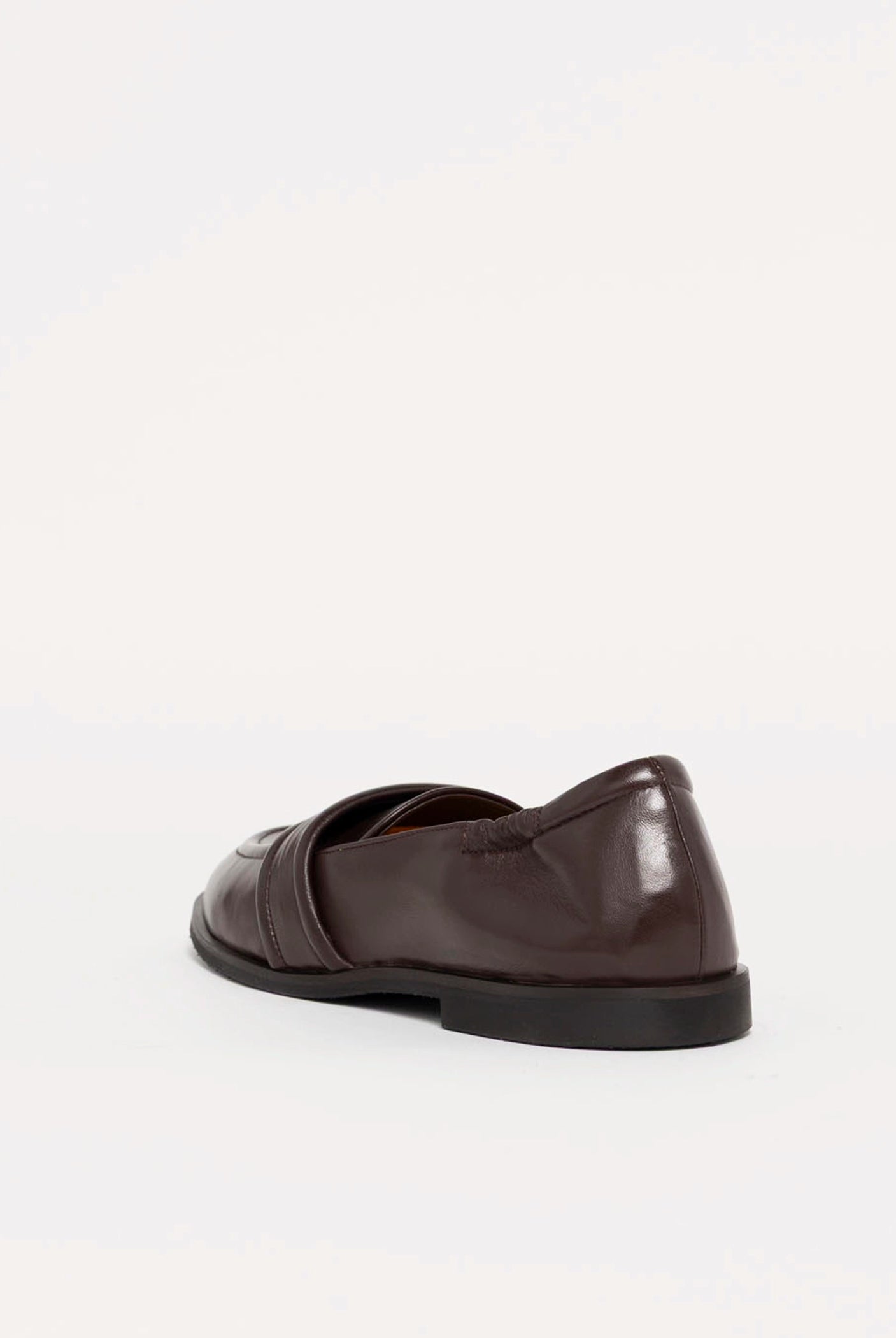 swatch_Brown Leather mara bini sally loafer