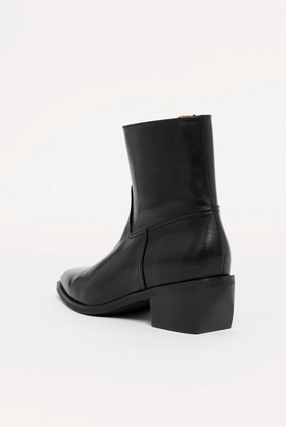 swatch_Black Leather mara bini claire leather ankle boot