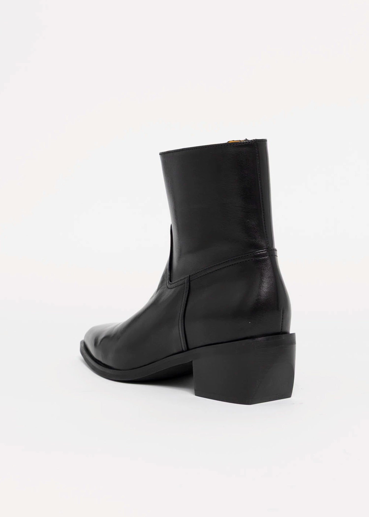 swatch_Black Leather mara bini claire leather ankle boot